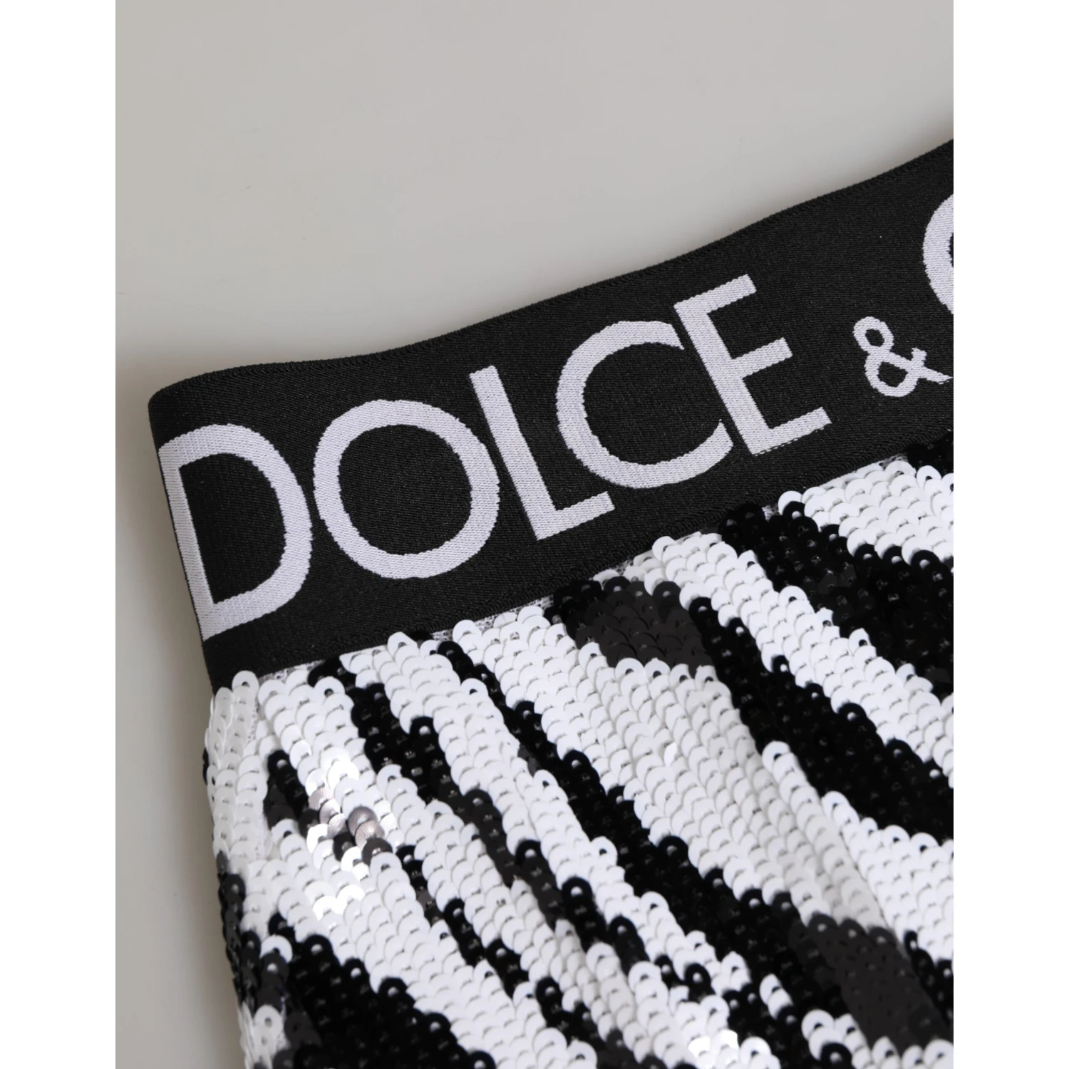 Black White Stripes High Waist Panty Underwear