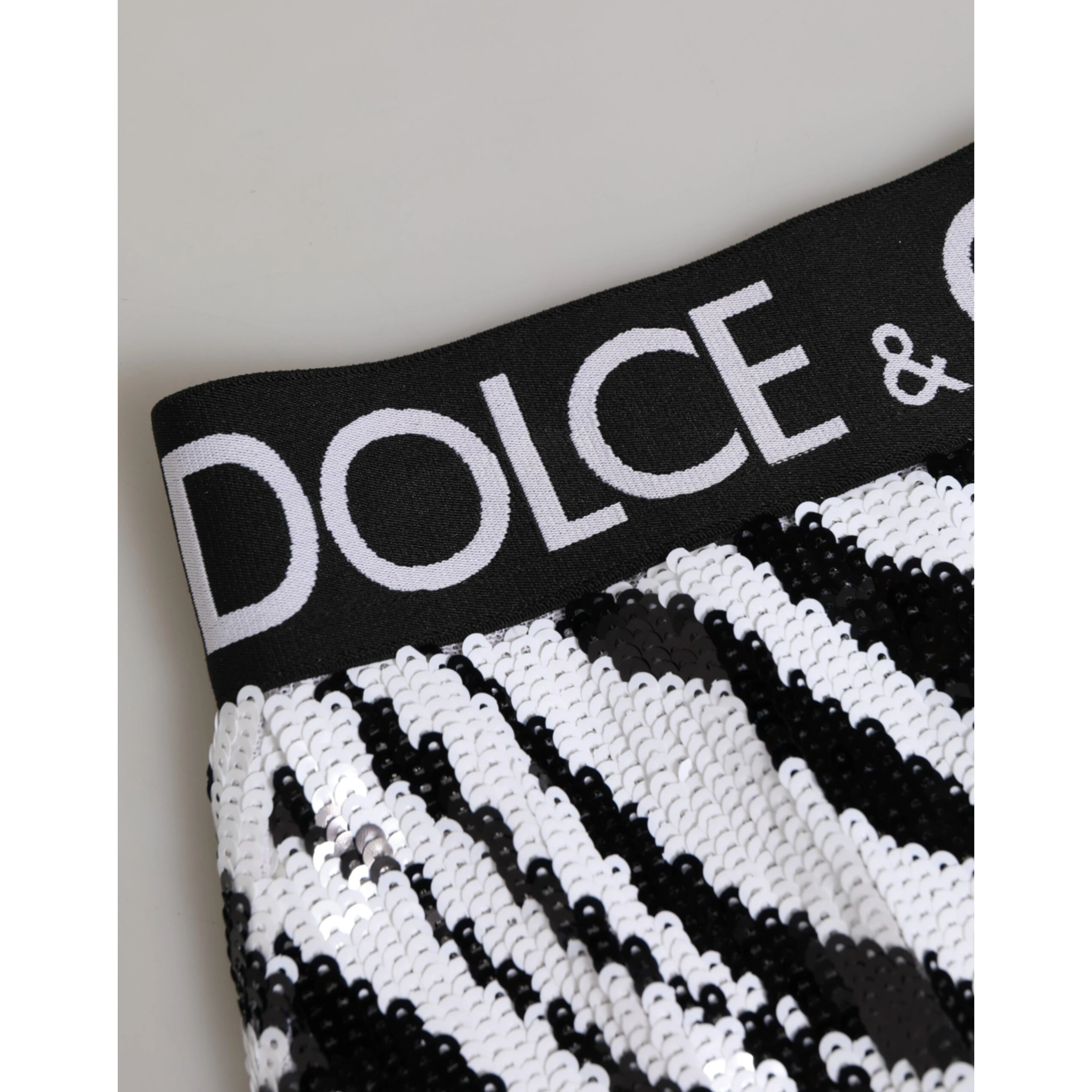 Black White Stripes High Waist Panty Underwear