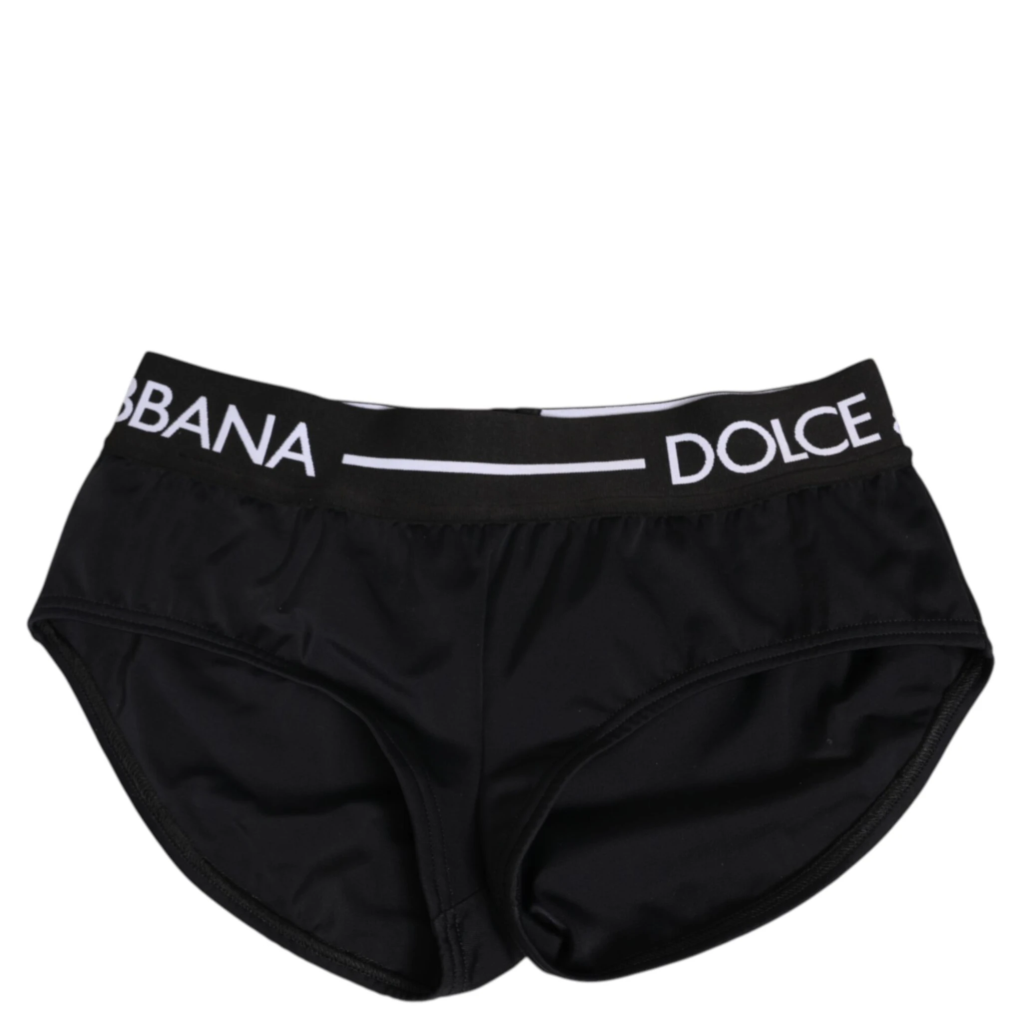 Black Nylon Logo Waistband Shorts Underwear