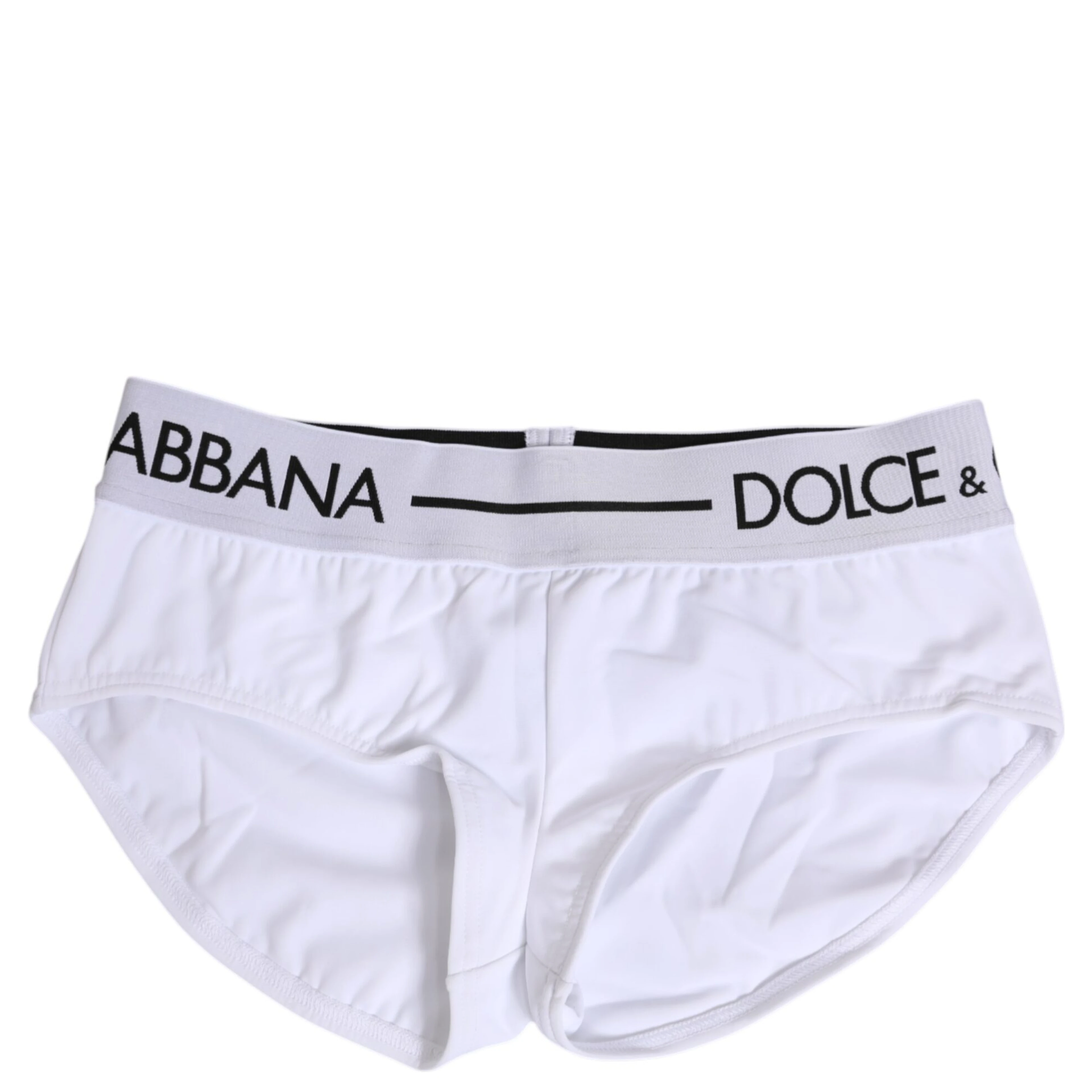 White Nylon Logo Waistband Shorts Underwear
