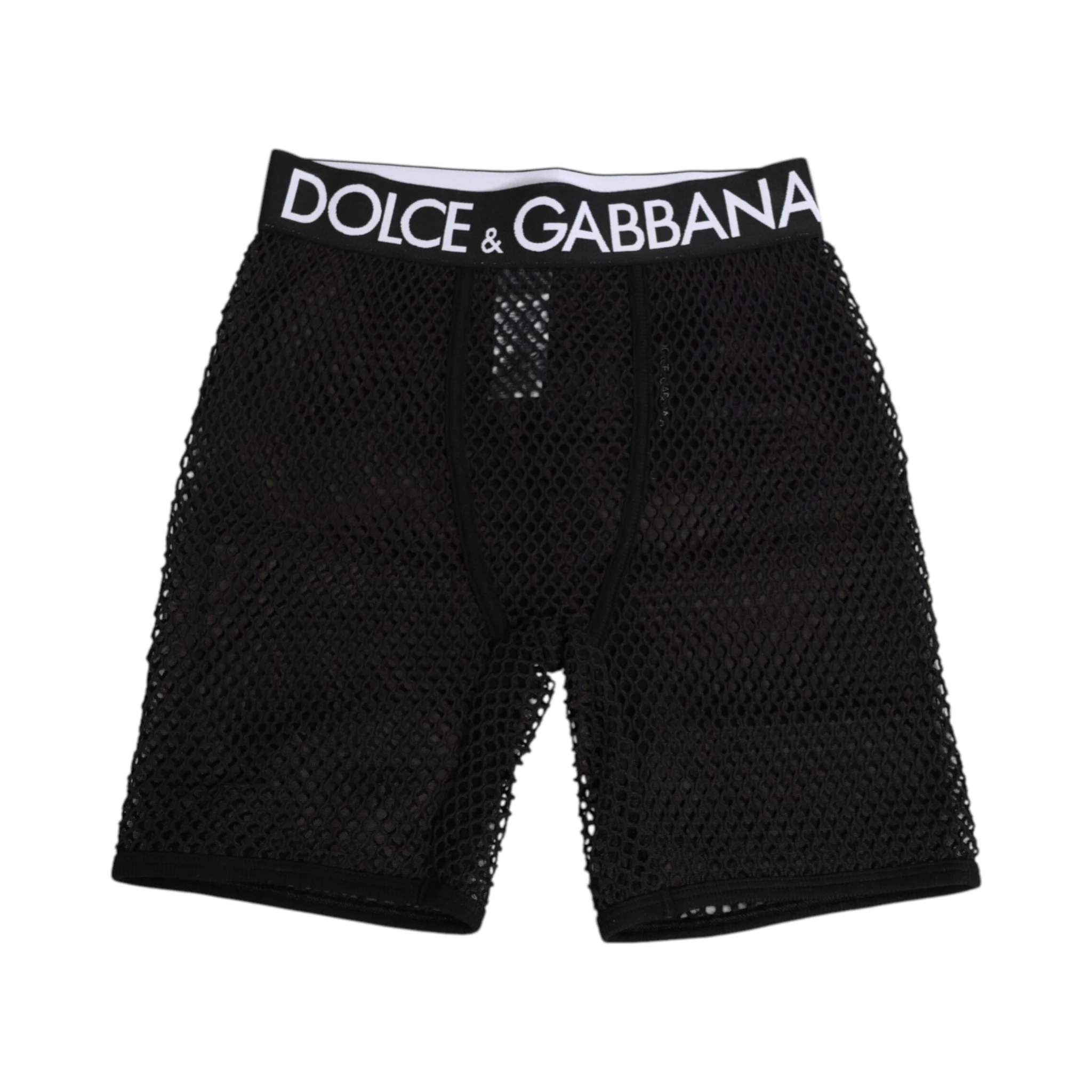 Black Cotton Logo Shorts Midi Trouser Underwear