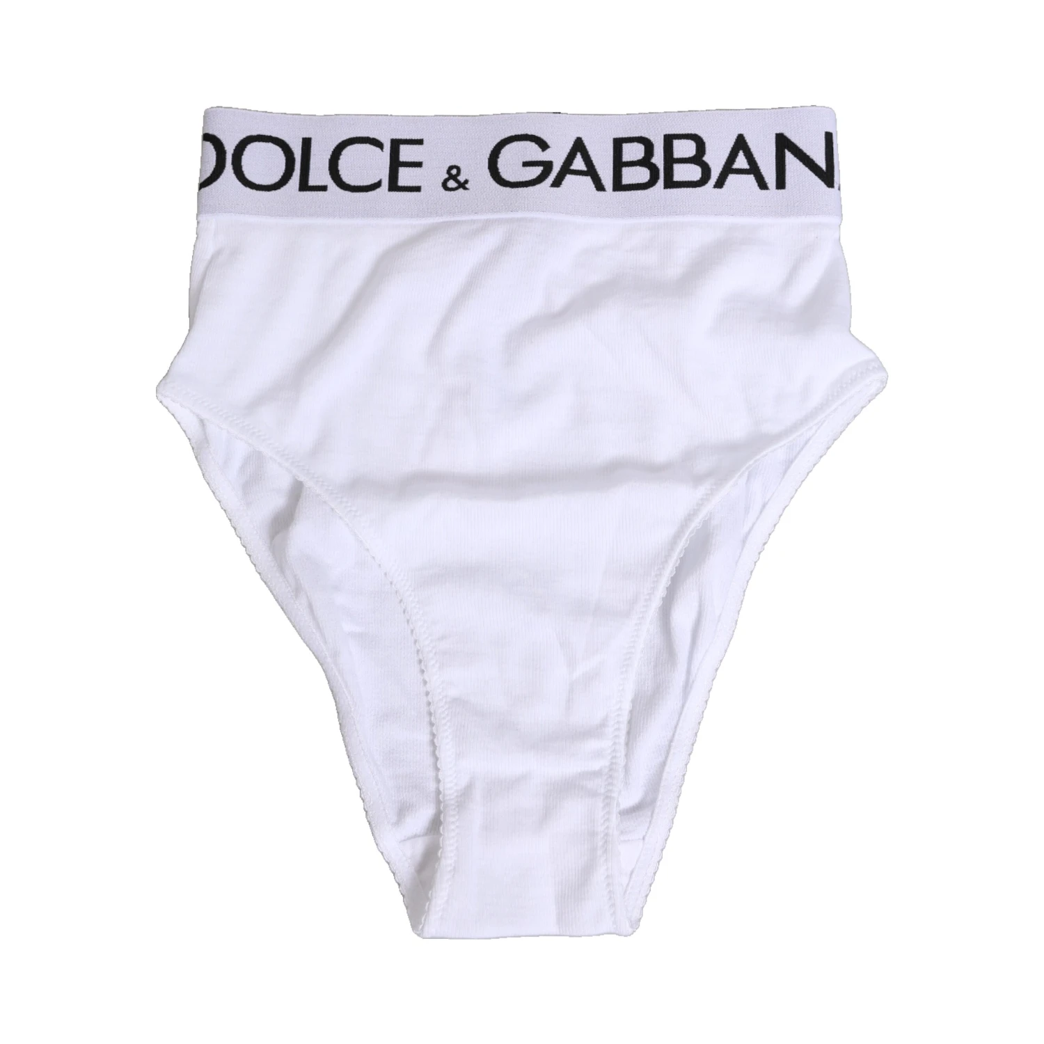 White Cotton Stretch High Waist Panty Underwear