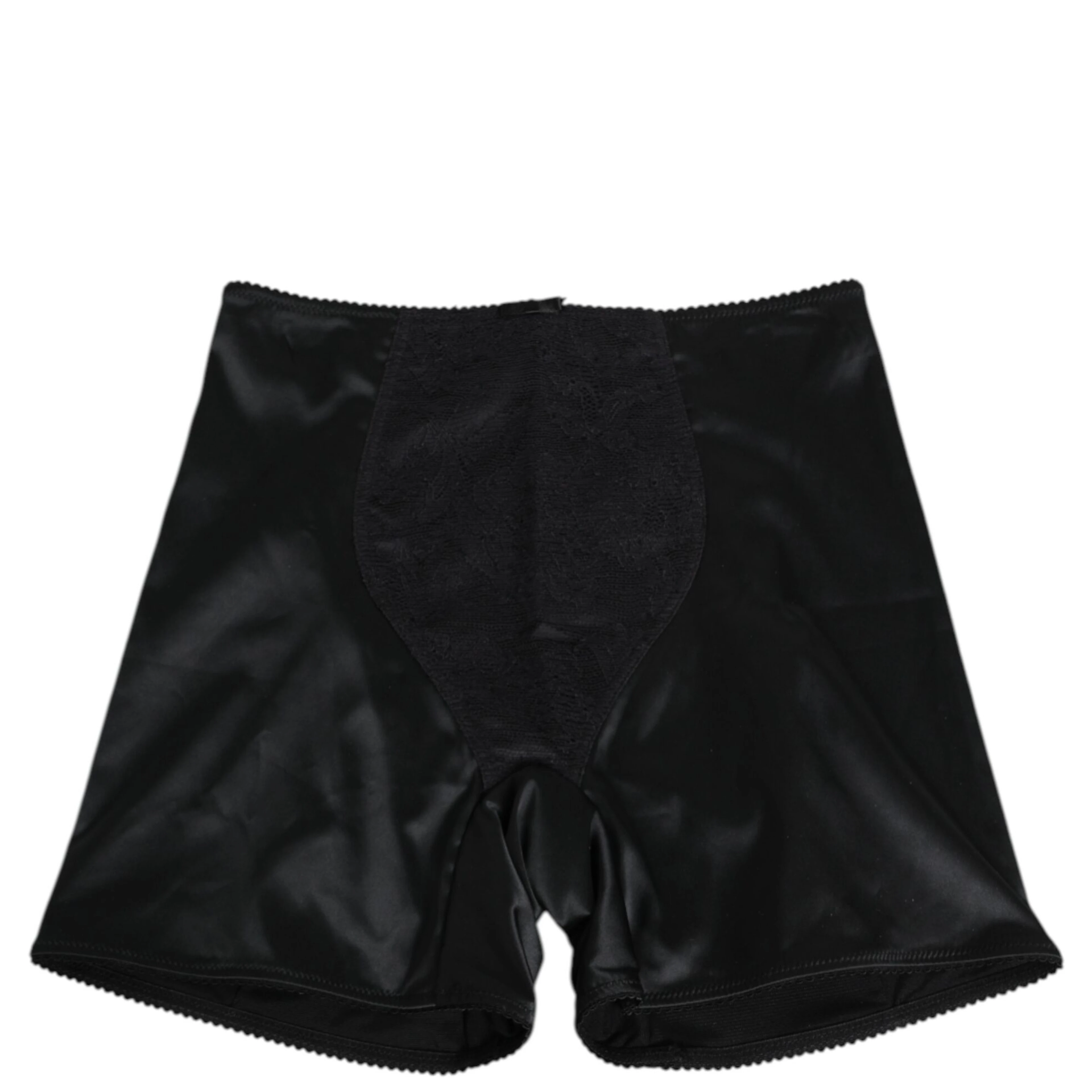 Black Silk Stretch Slip Cycling Women Underwear
