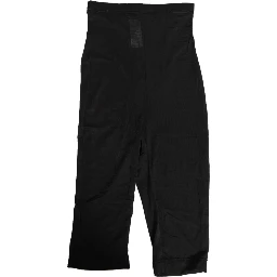 Black High Waist Tight Midi Trouser Underwear
