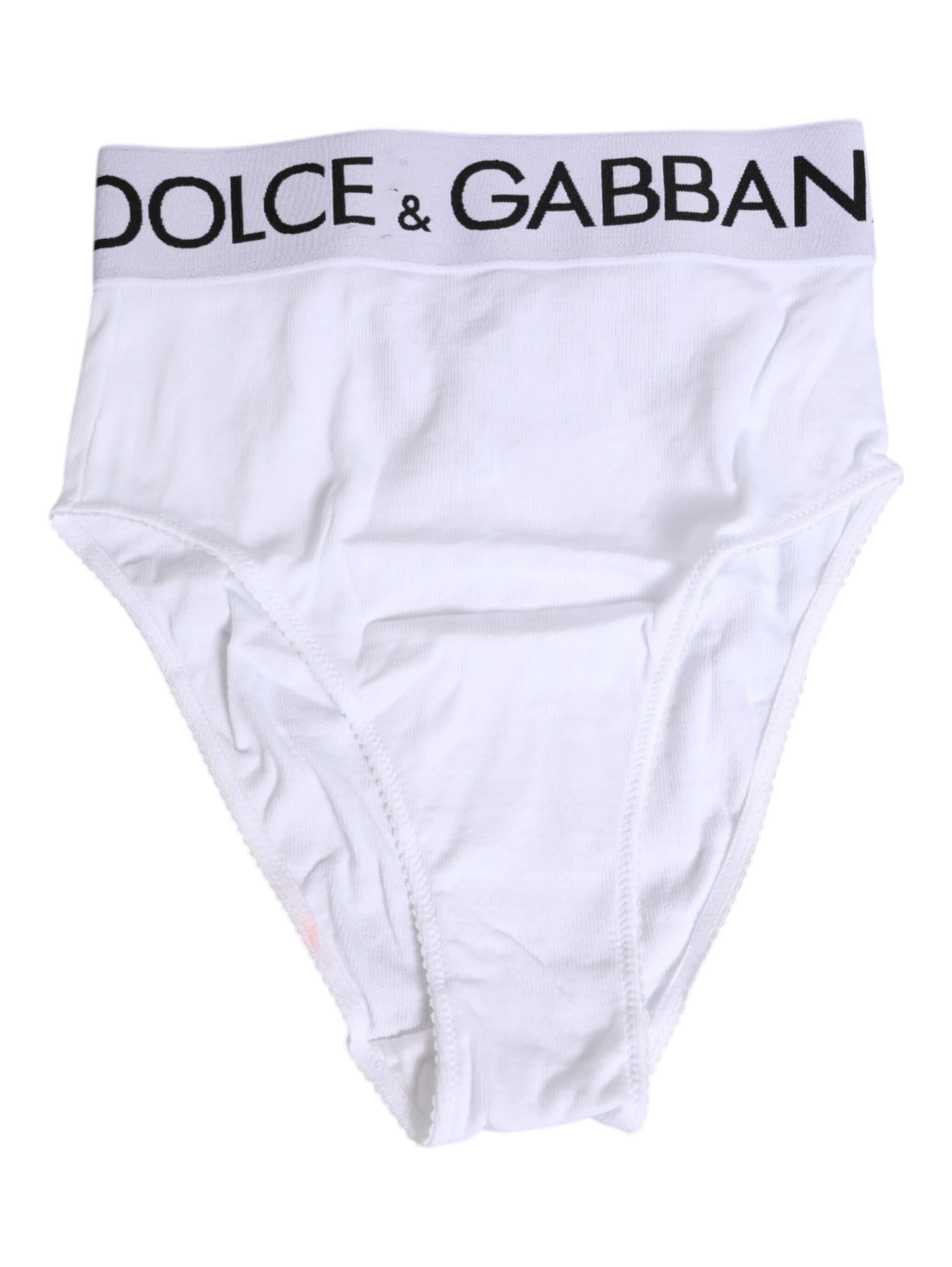 White Cotton Stretch High Waist Panty Underwear