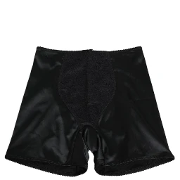 Black Silk Stretch Slip Cycling Women Underwear