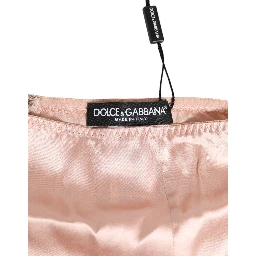 Pink Acetate High Waist Shorts Panty Underwear