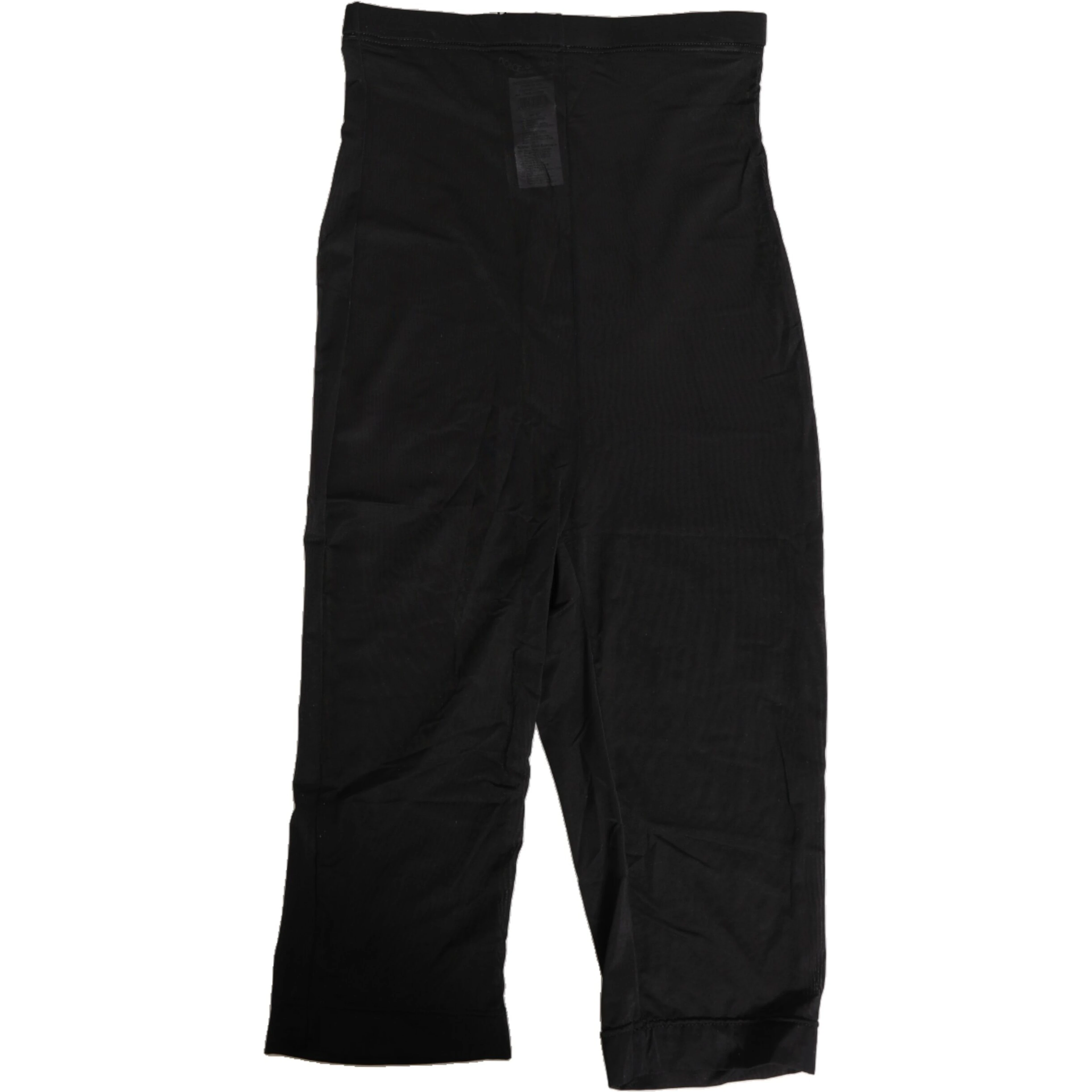 Black High Waist Tight Midi Trouser Underwear