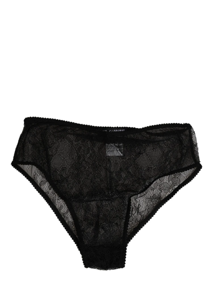 Black Nylon Stretch High Waist Panty Underwear alternative