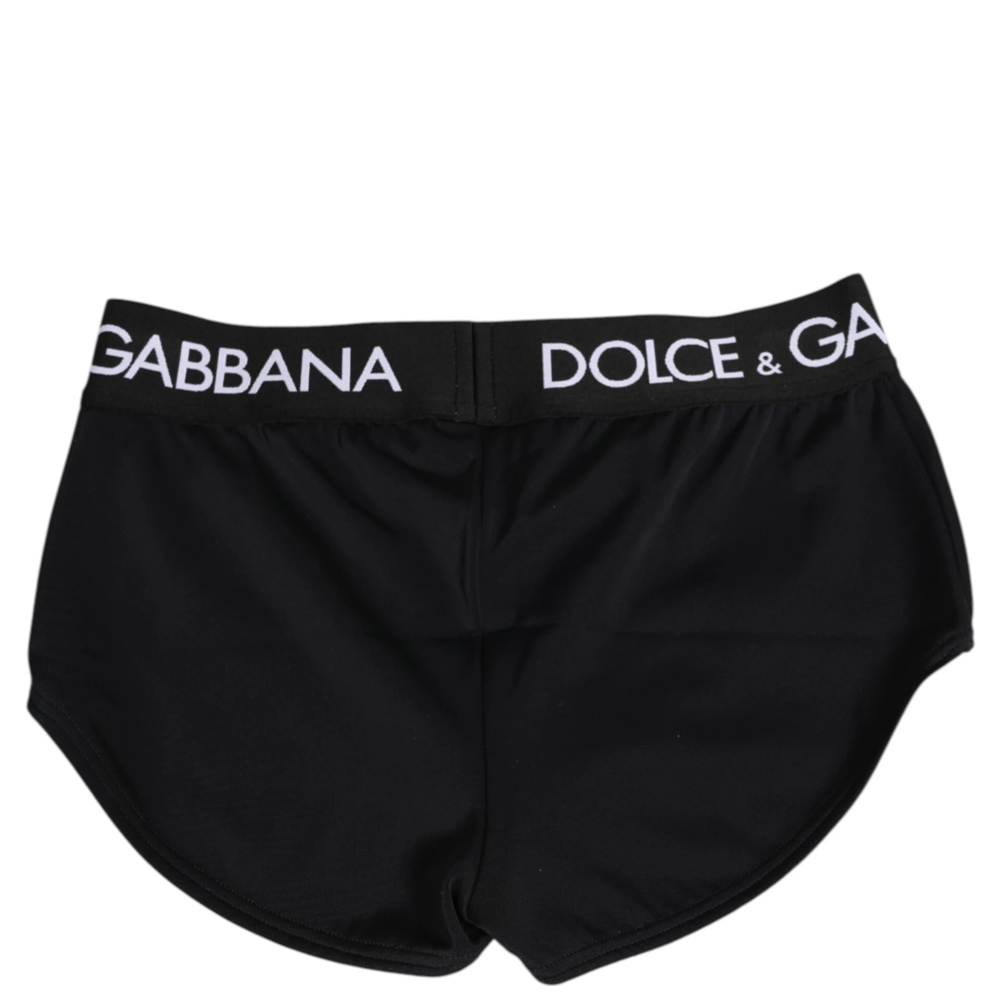 Black Nylon Logo Waistband Shorts Underwear