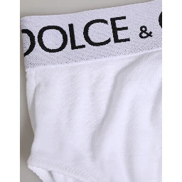 White Cotton Stretch High Waist Panty Underwear