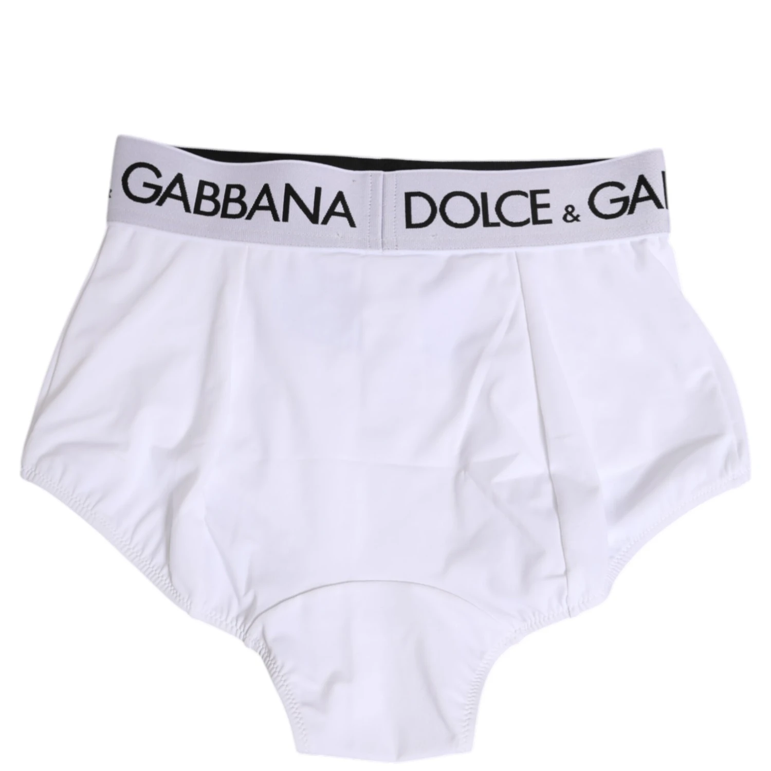 White Nylon Logo Waistband Coulotte Underwear