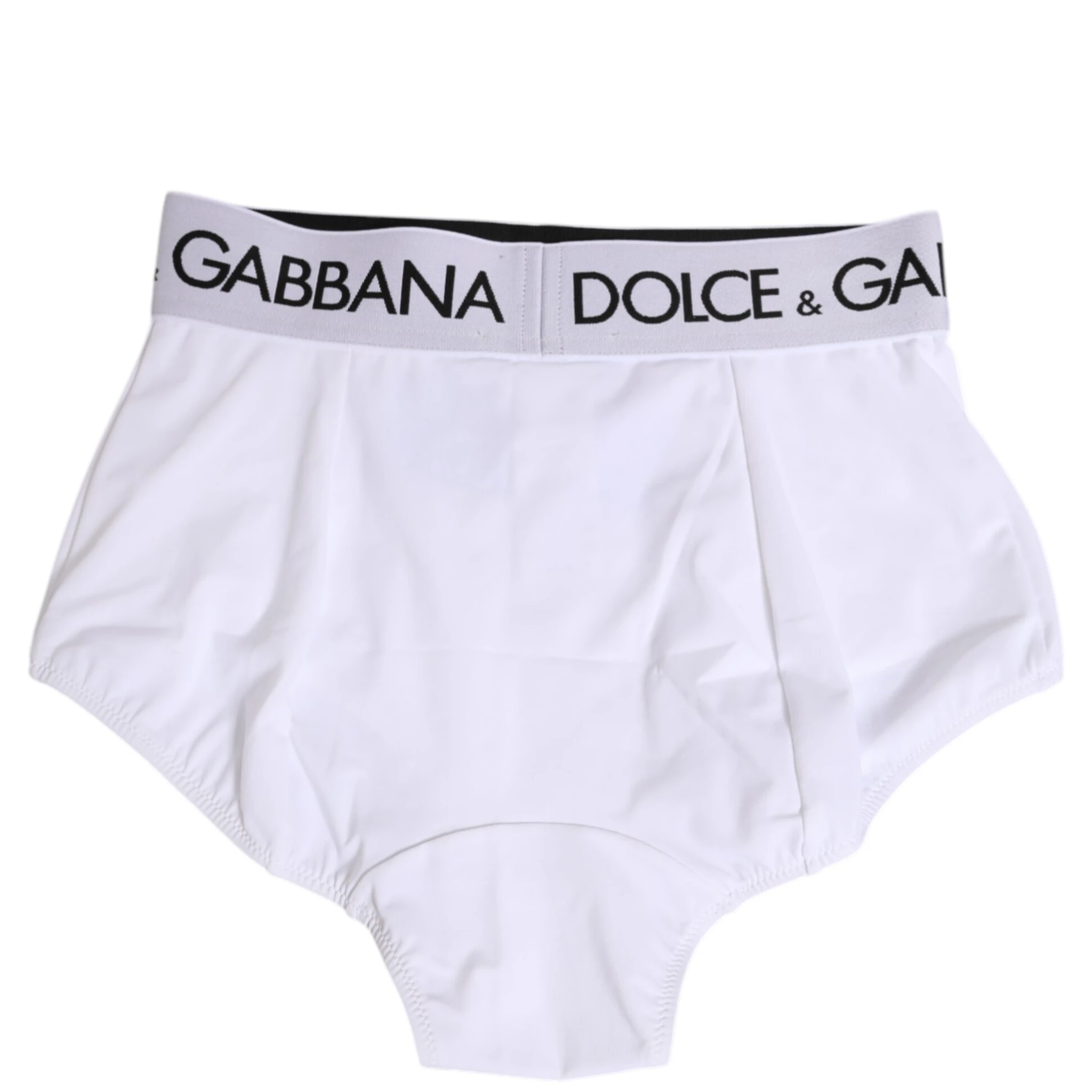 White Nylon Logo Waistband Coulotte Underwear