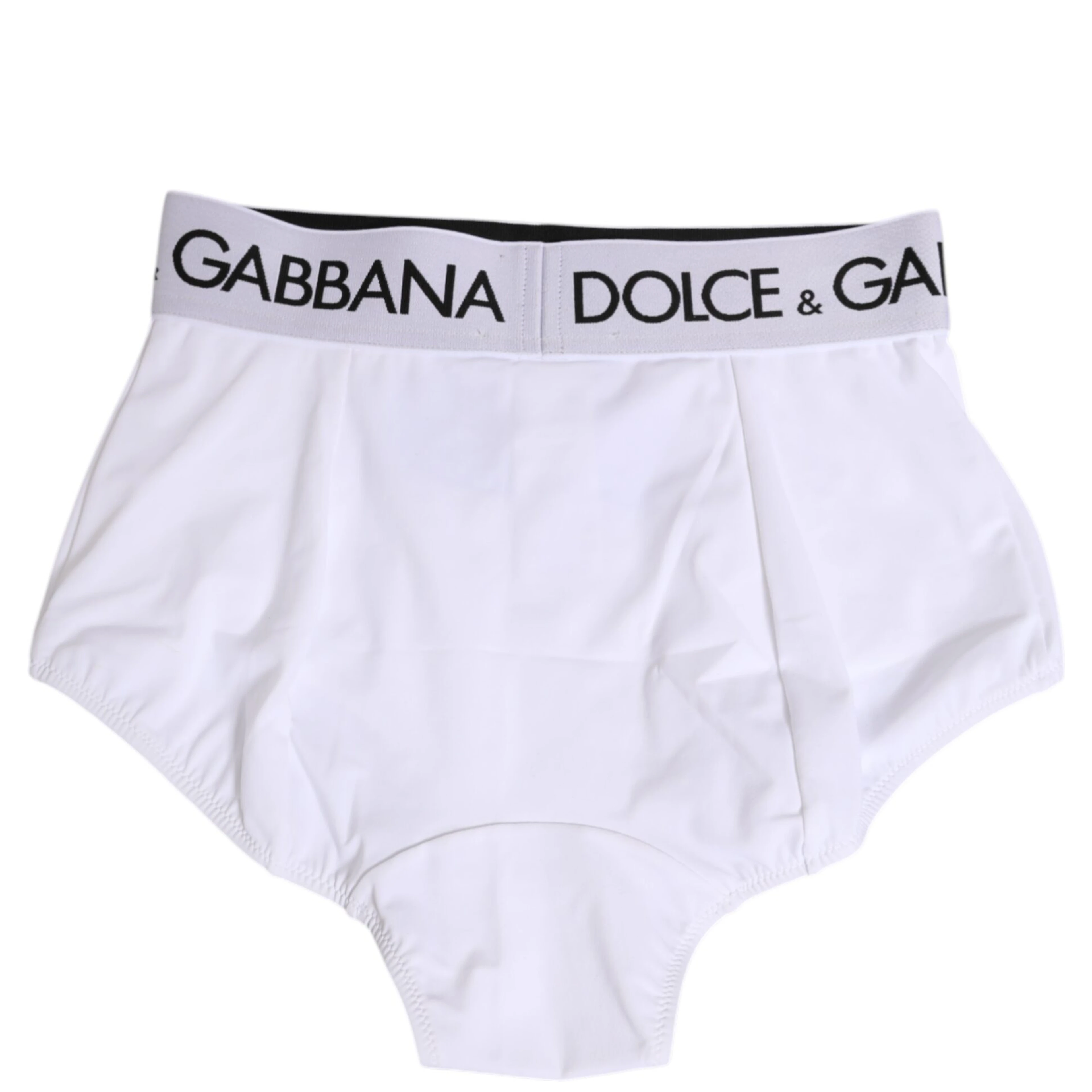 White Nylon Logo Waistband Coulotte Underwear