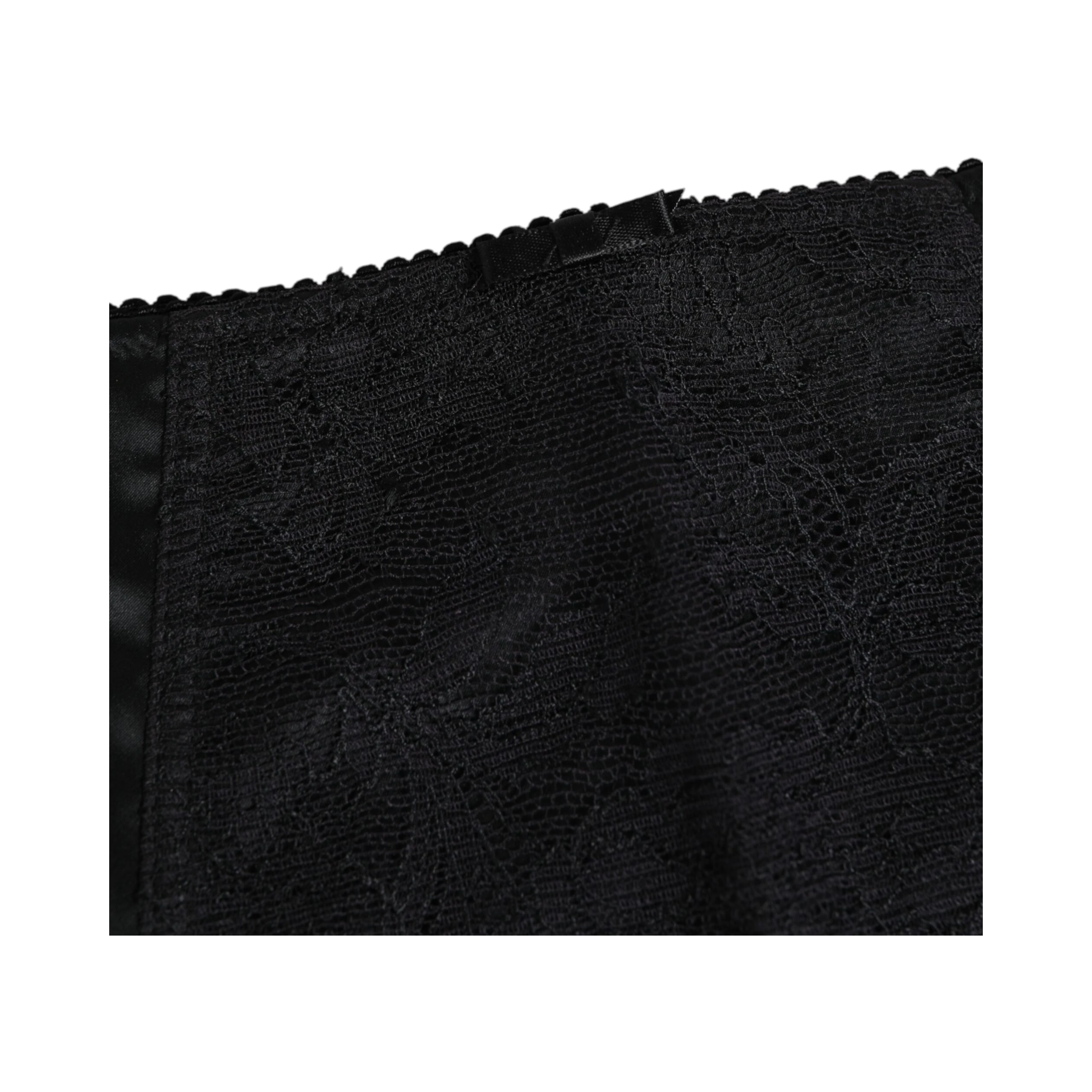 Black Silk Stretch Slip Cycling Women Underwear