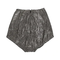 Gray Silk Stretch Slip Girdle Panty Underwear