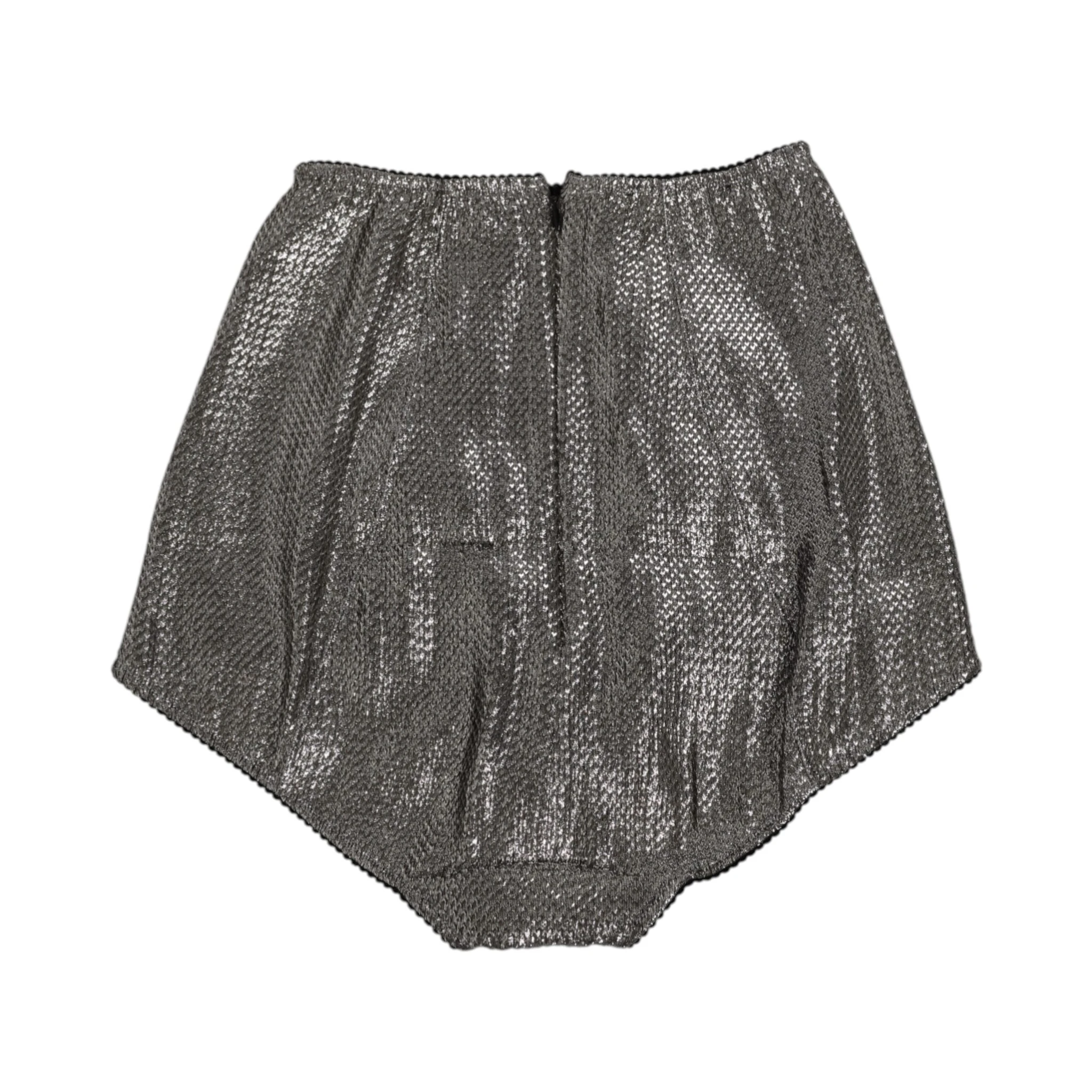 Gray Silk Stretch Slip Girdle Panty Underwear