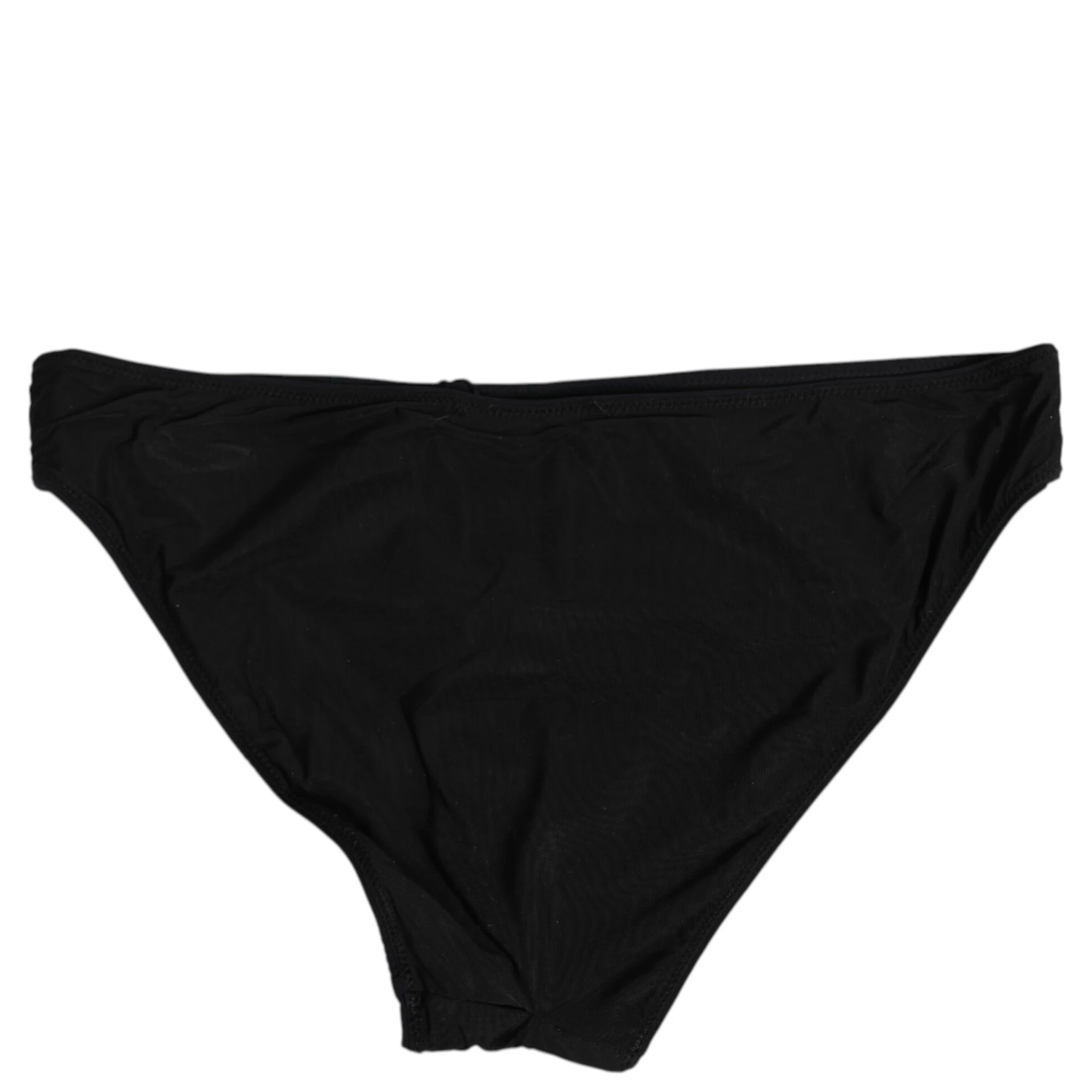 Black Nylon Stretch Slip Brief Women Underwear