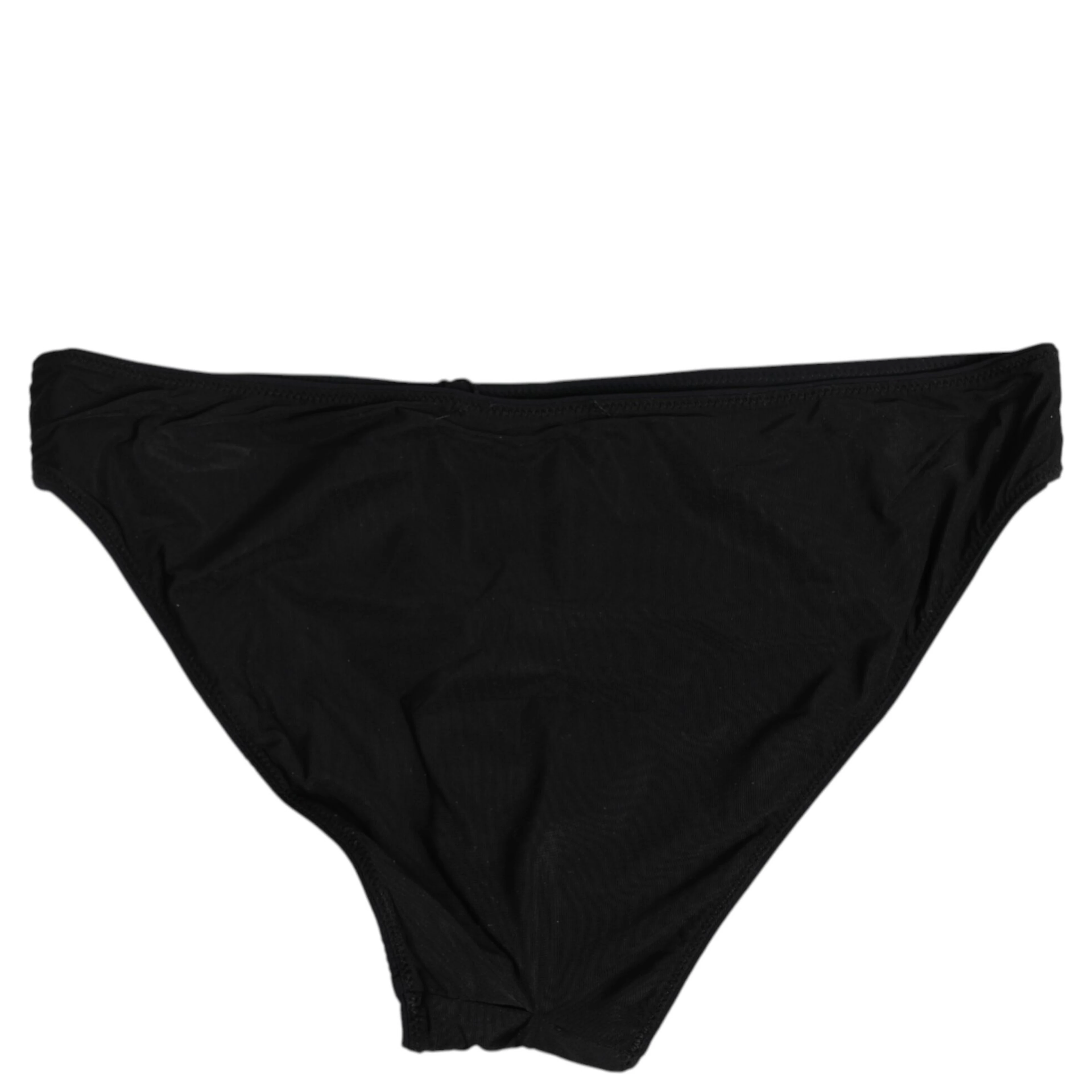 Black Nylon Stretch Slip Brief Women Underwear
