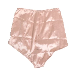 Pink Acetate High Waist Shorts Panty Underwear