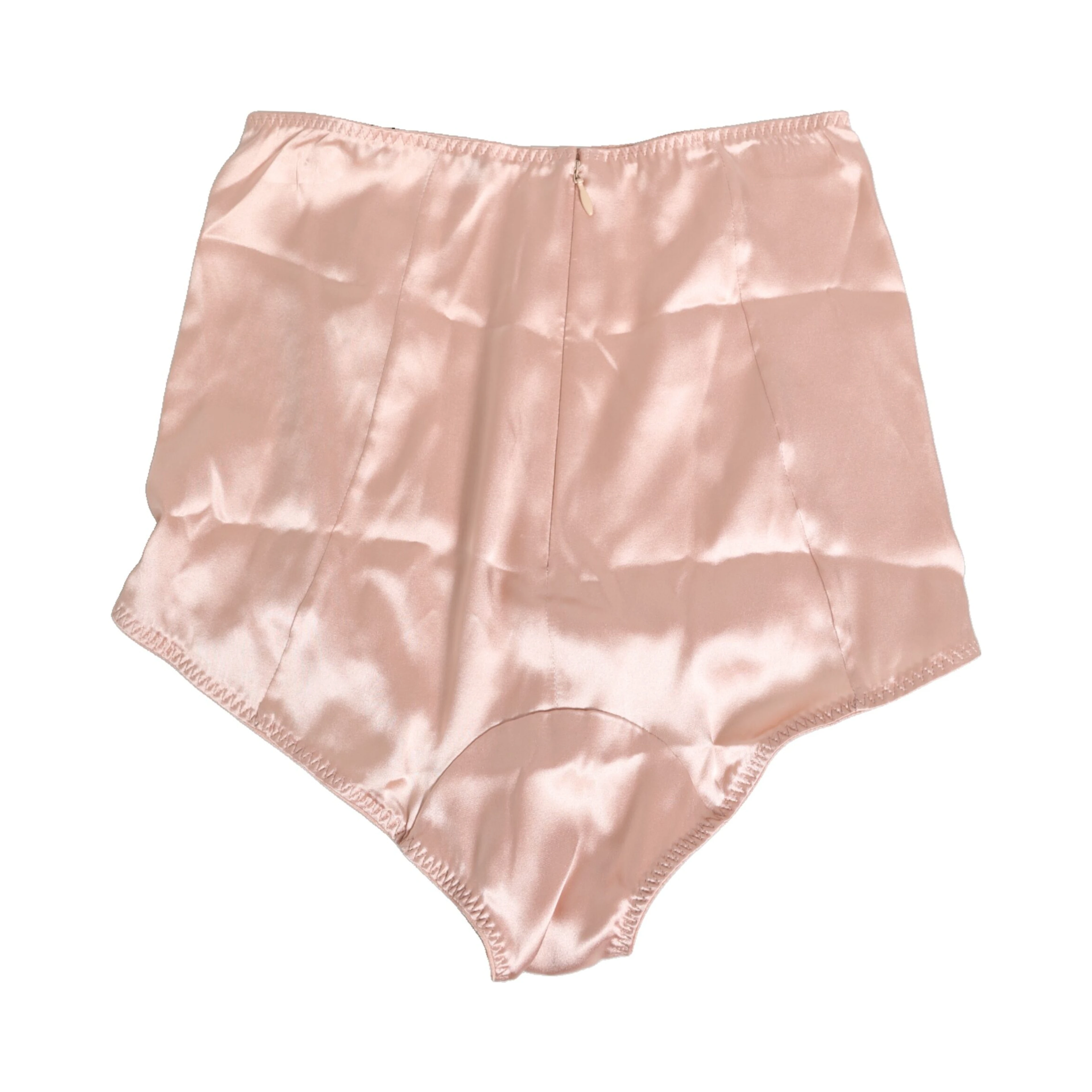 Pink Acetate High Waist Shorts Panty Underwear