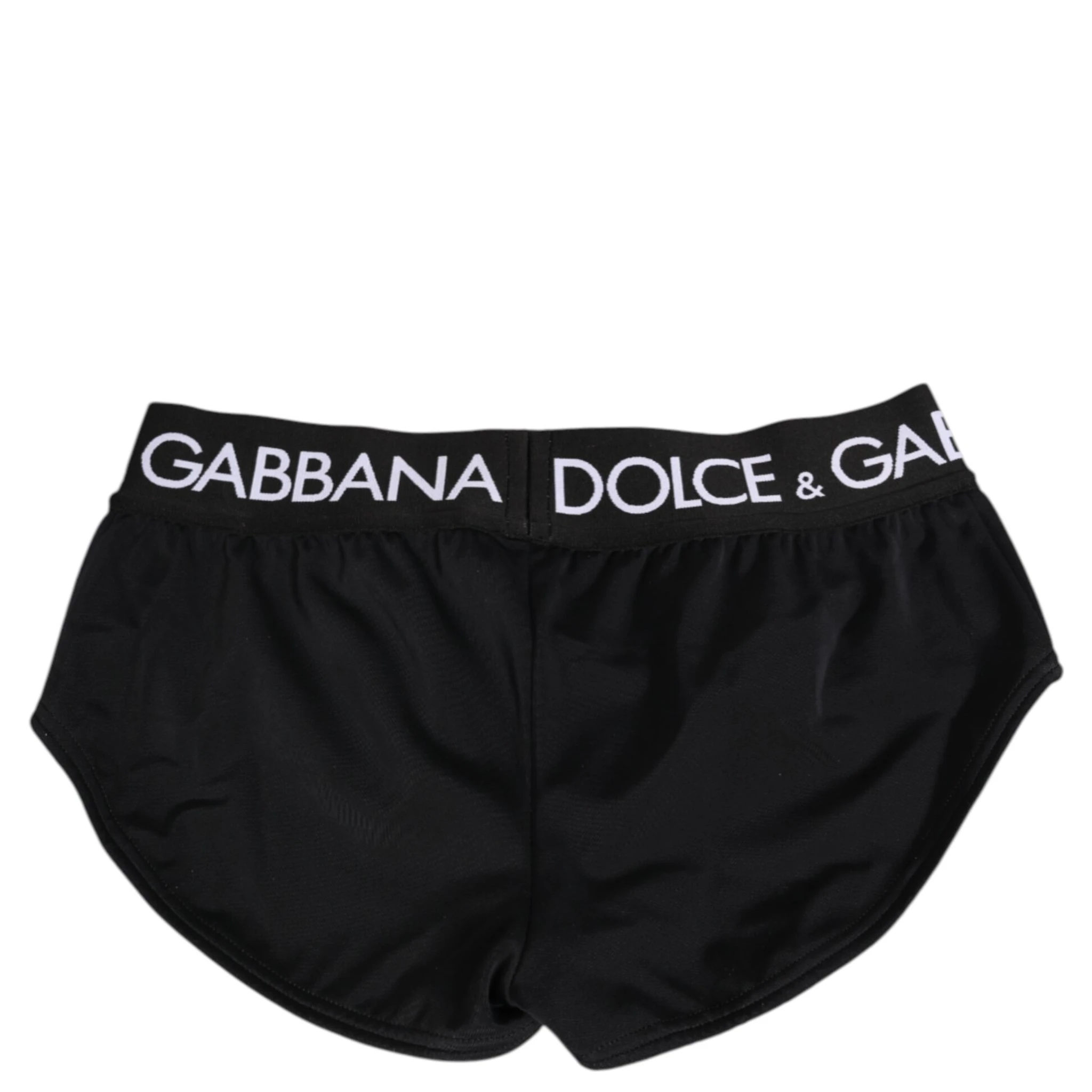Black Nylon Logo Waistband Shorts Underwear