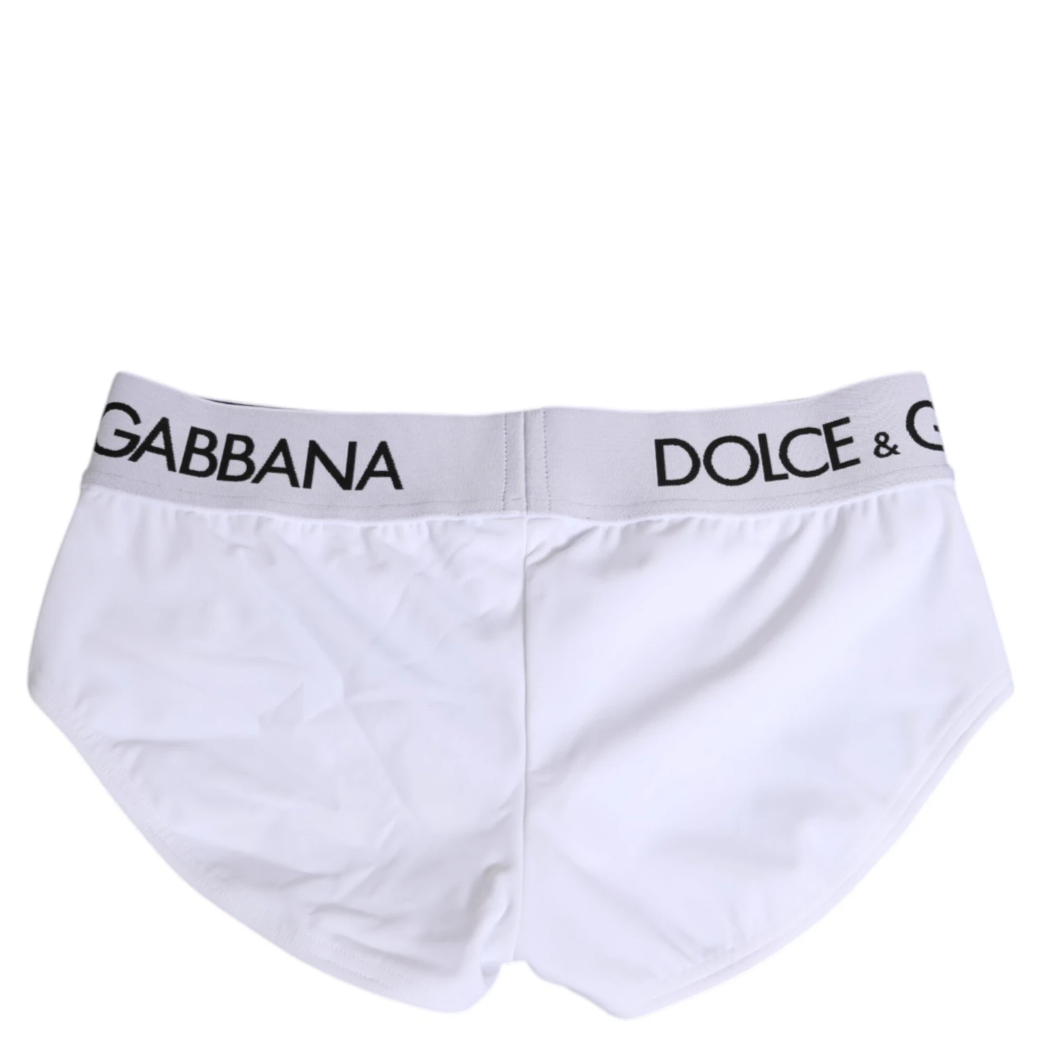 White Nylon Logo Waistband Shorts Underwear