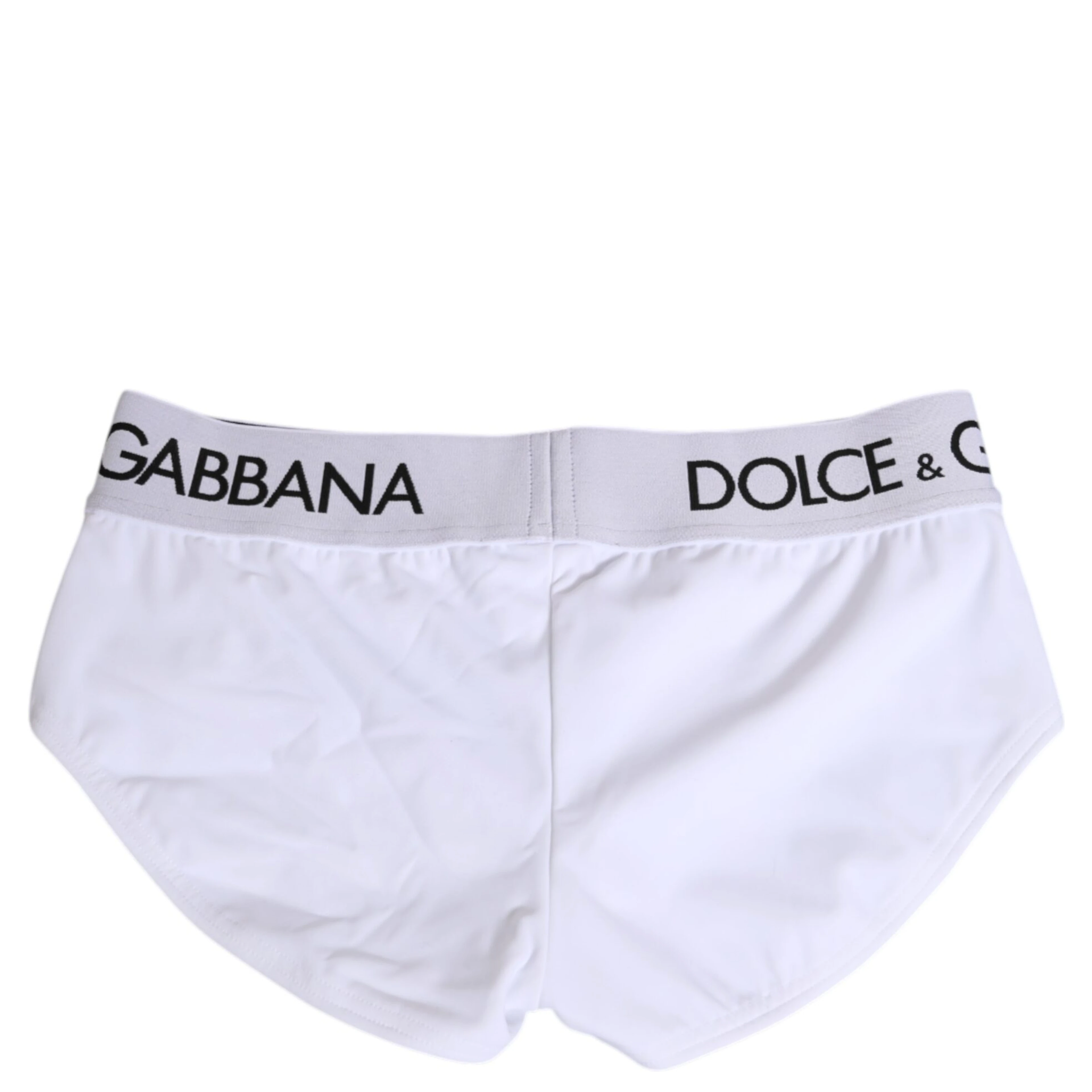 White Nylon Logo Waistband Shorts Underwear