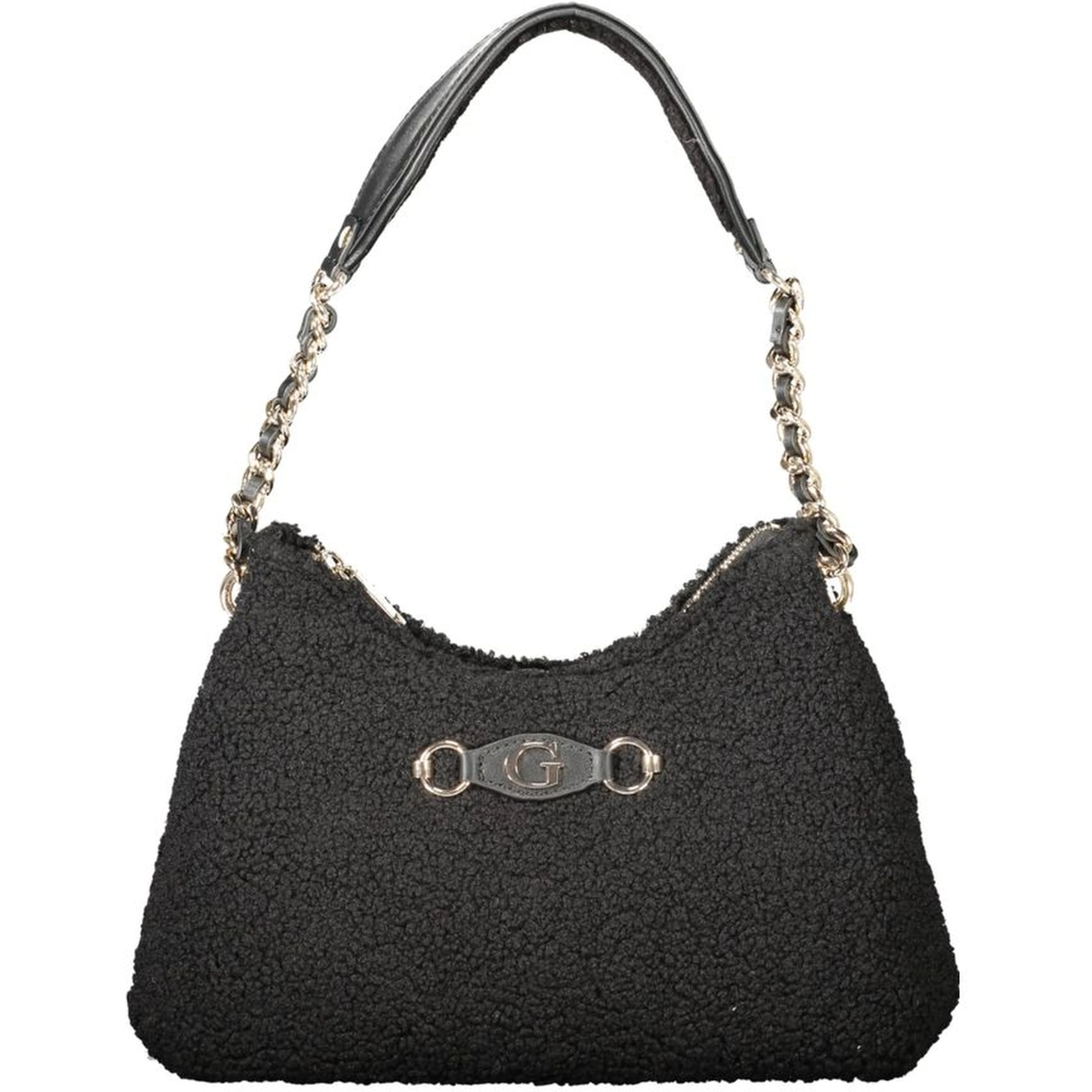 Black Polyester Handbag