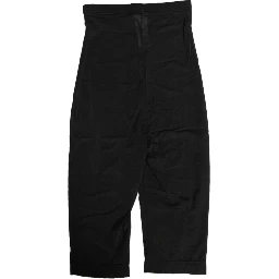 Black High Waist Tight Midi Trouser Underwear