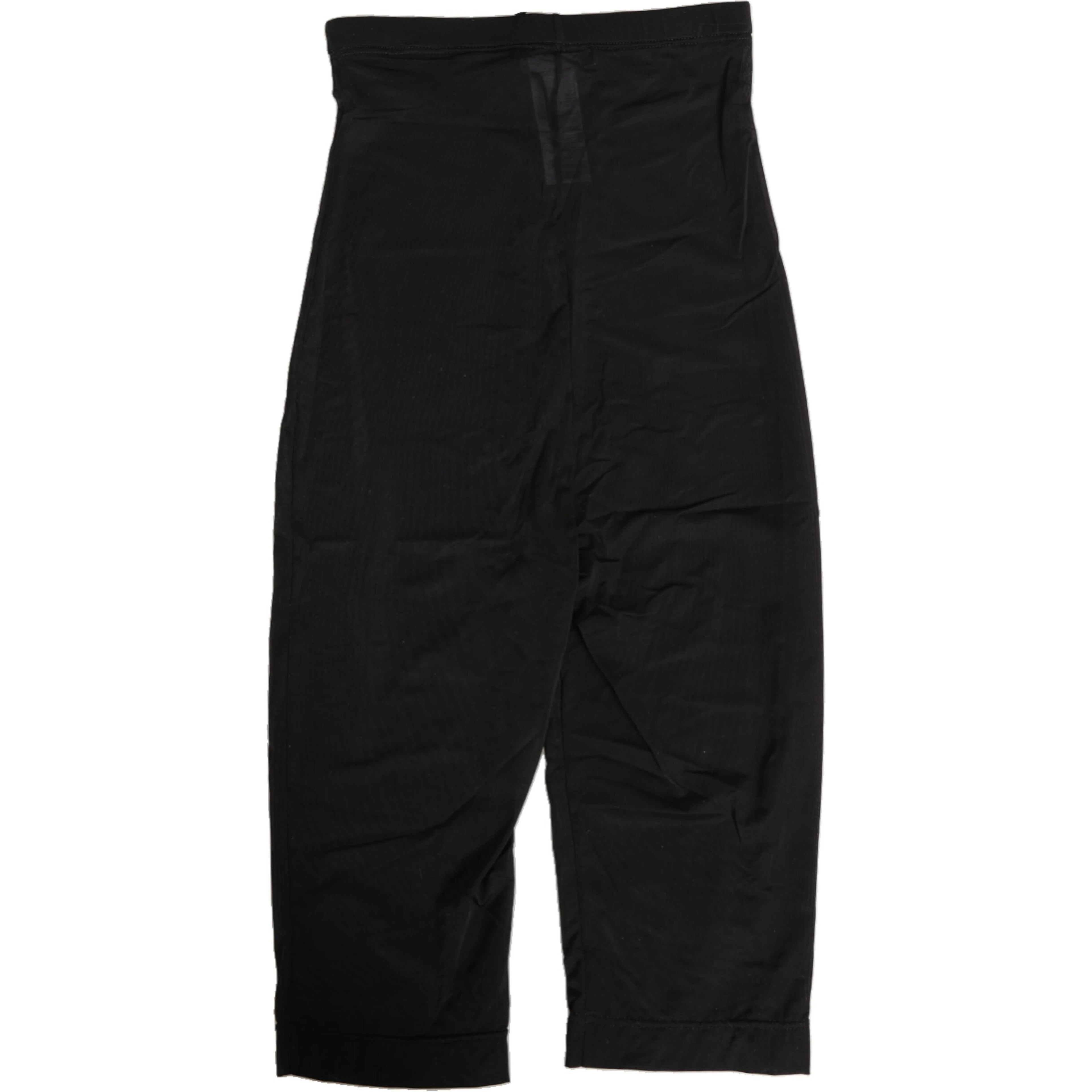 Black High Waist Tight Midi Trouser Underwear