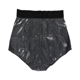 Gray Silk Stretch Slip Girdle Panty Underwear