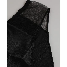 Black Silk Stretch High Waist Panty Underwear