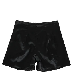 Black Silk Stretch Slip Cycling Women Underwear