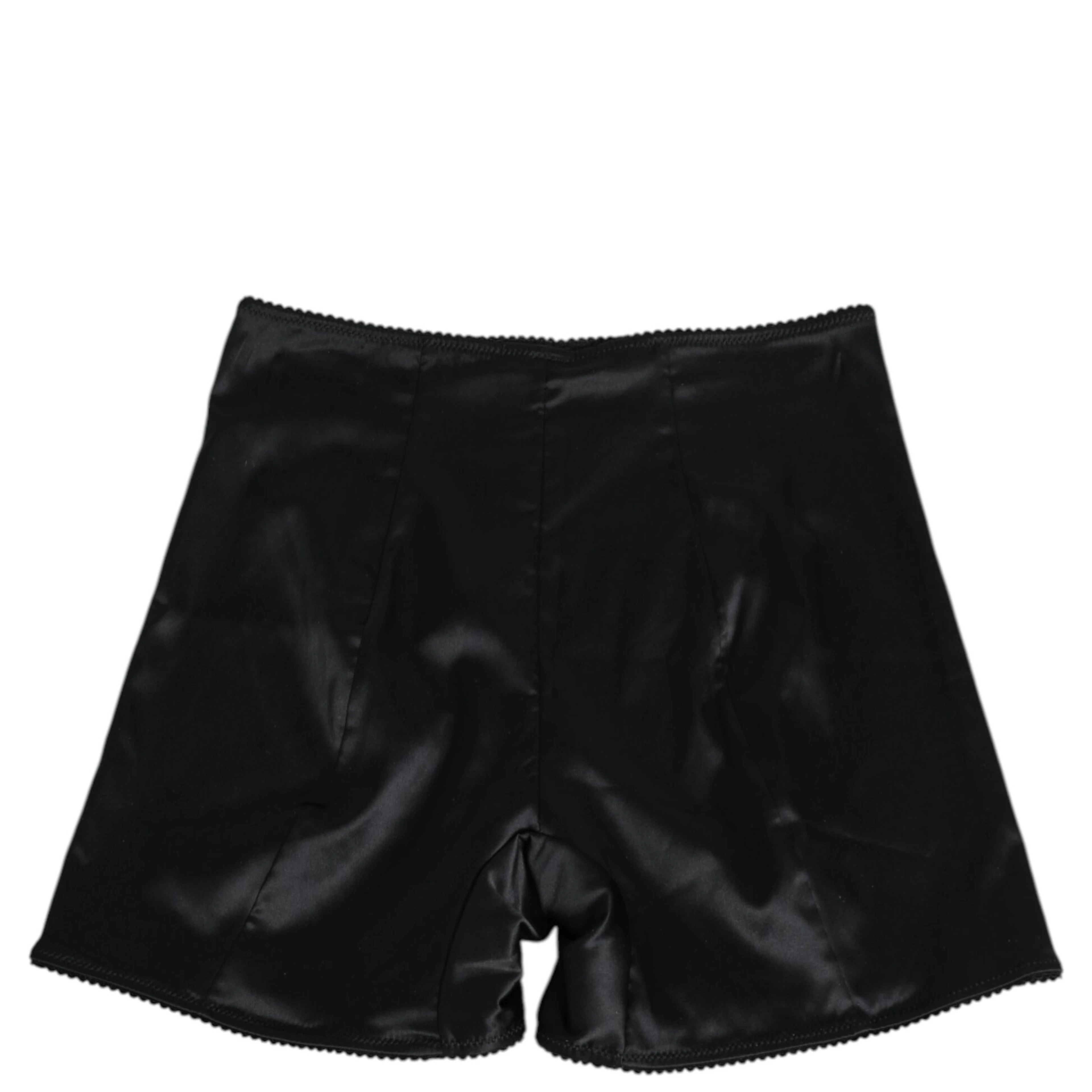 Black Silk Stretch Slip Cycling Women Underwear