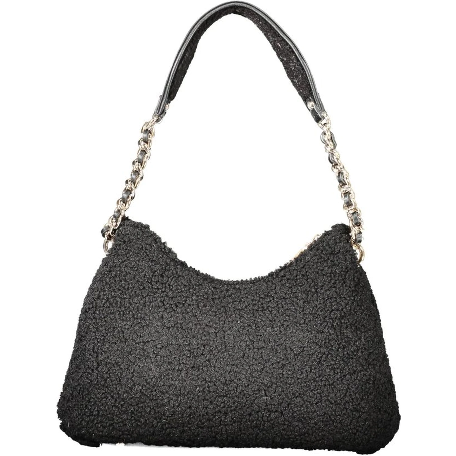 Black Polyester Handbag