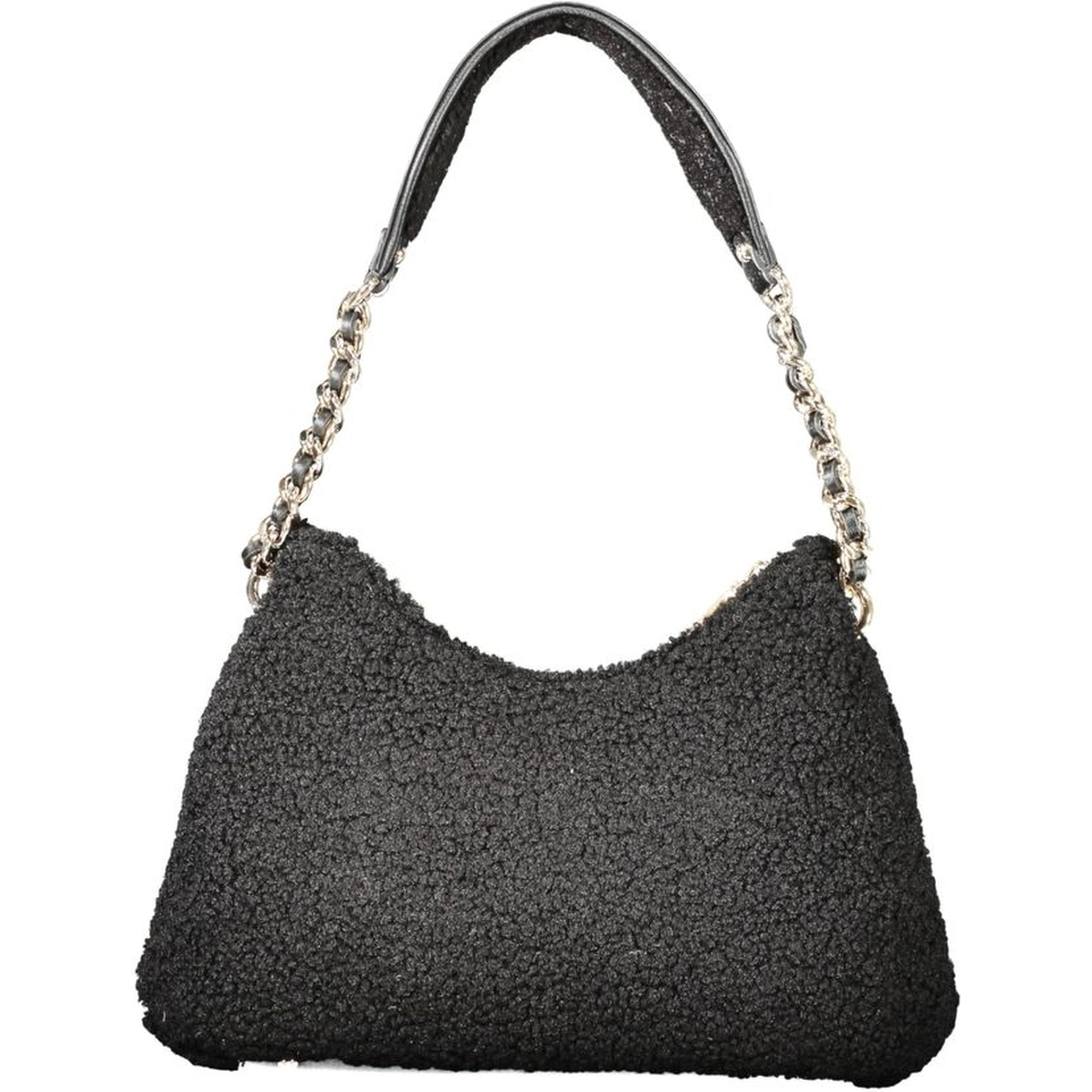 Black Polyester Handbag