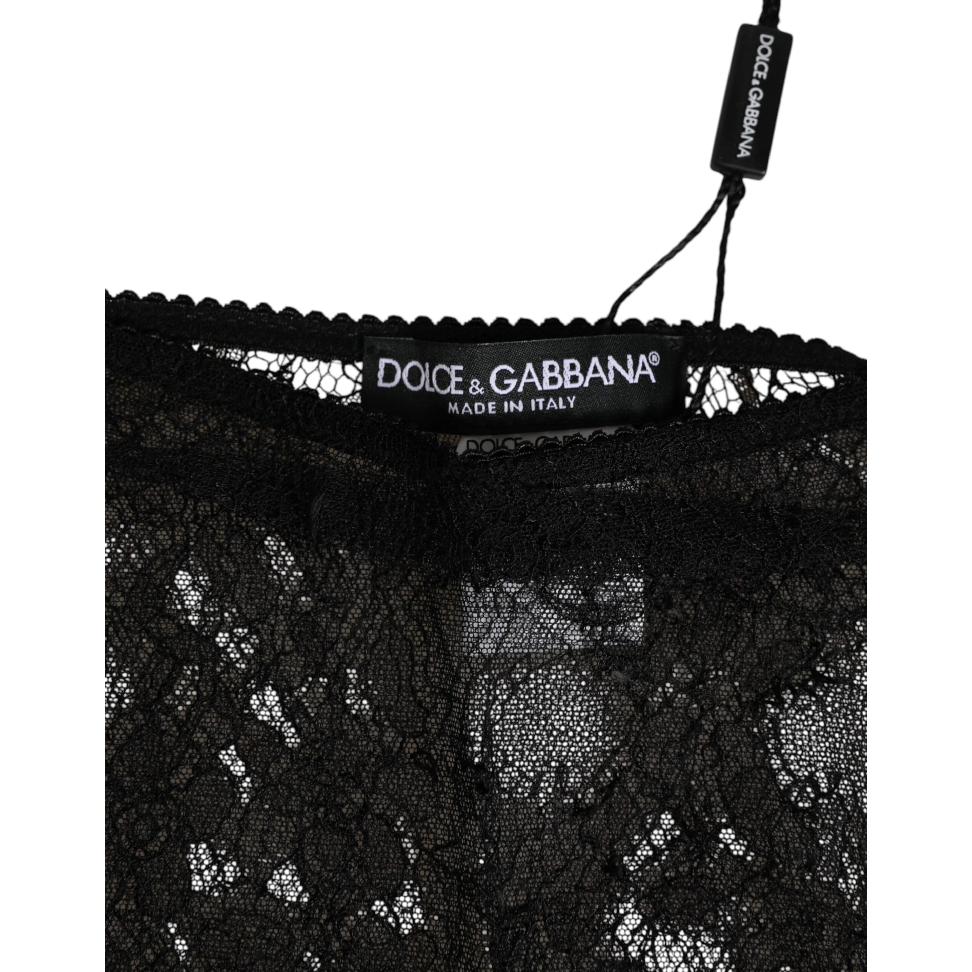 Black Nylon Stretch High Waist Panty Underwear
