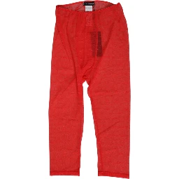 Red Logo Lace Tight Midi Trousers Underwear