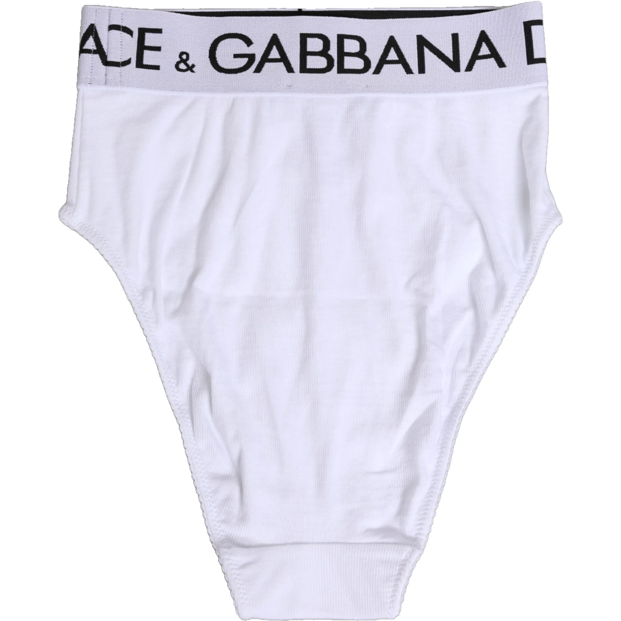 White Cotton Stretch High Waist Panty Underwear