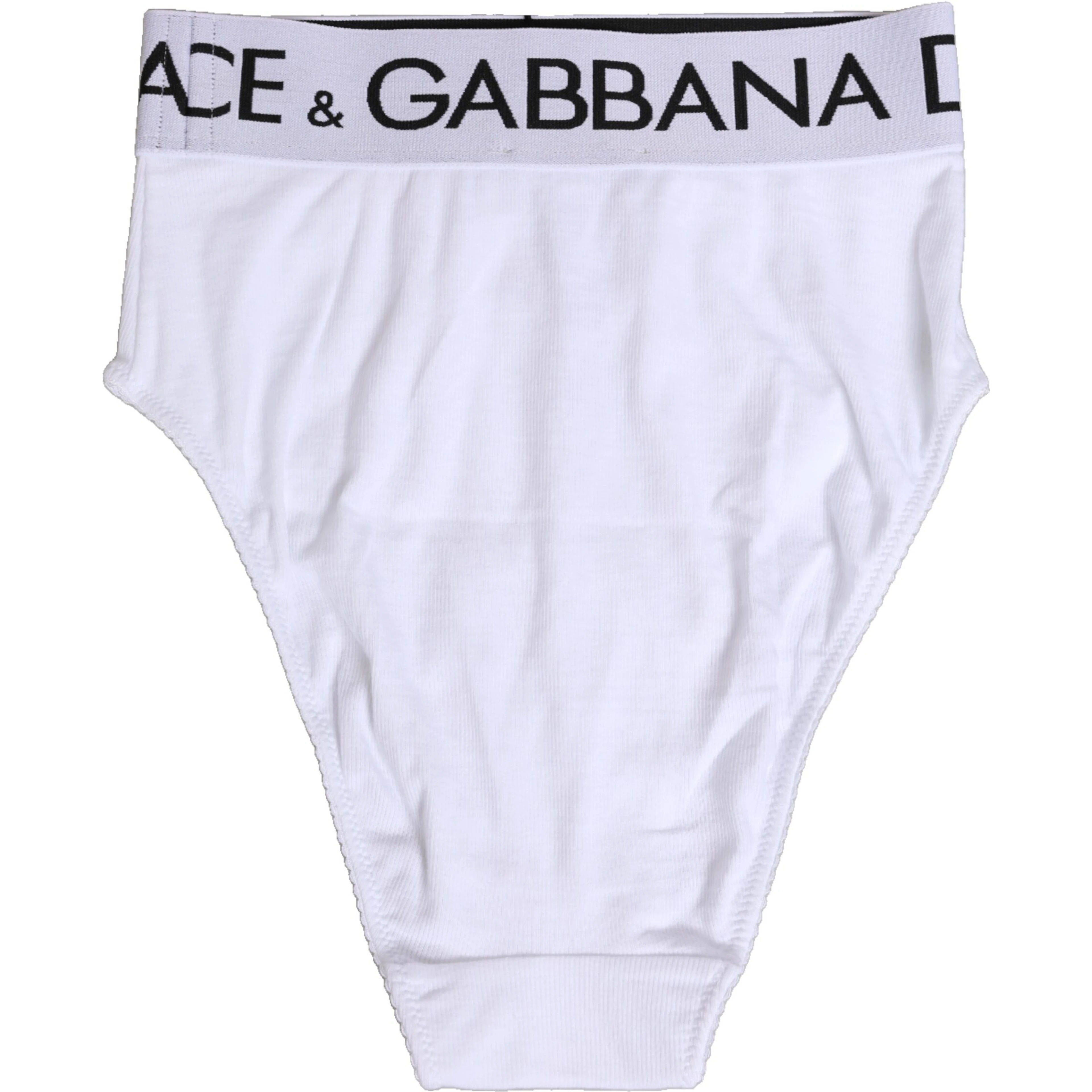 White Cotton Stretch High Waist Panty Underwear