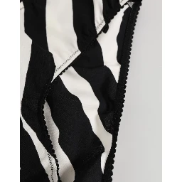 Black White Zebra Print Slip Briefs Underwear