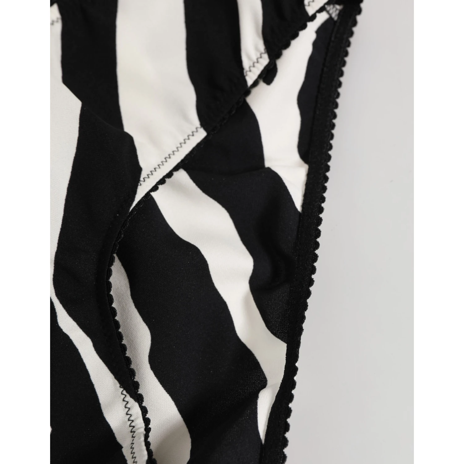 Black White Zebra Print Slip Briefs Underwear