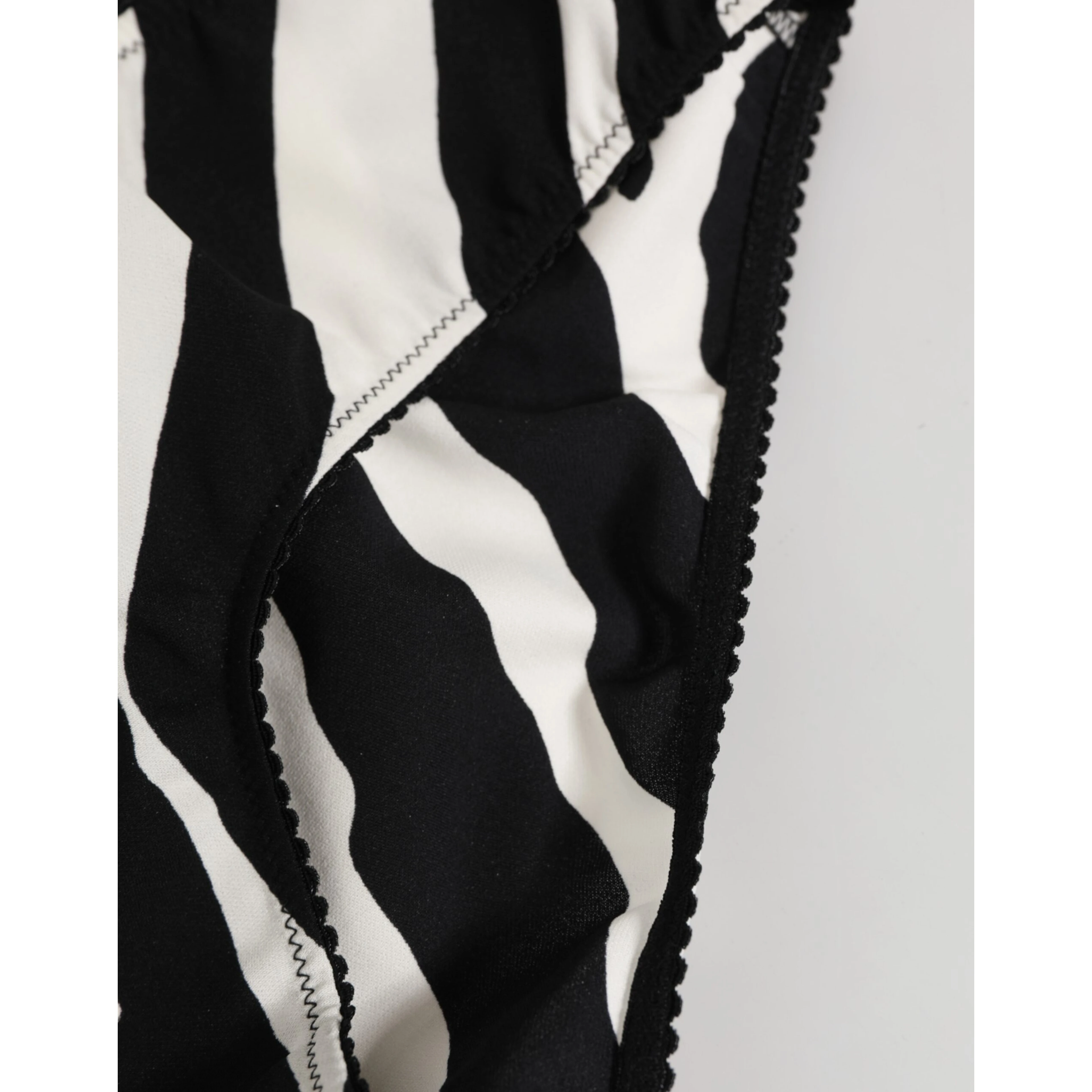 Black White Zebra Print Slip Briefs Underwear