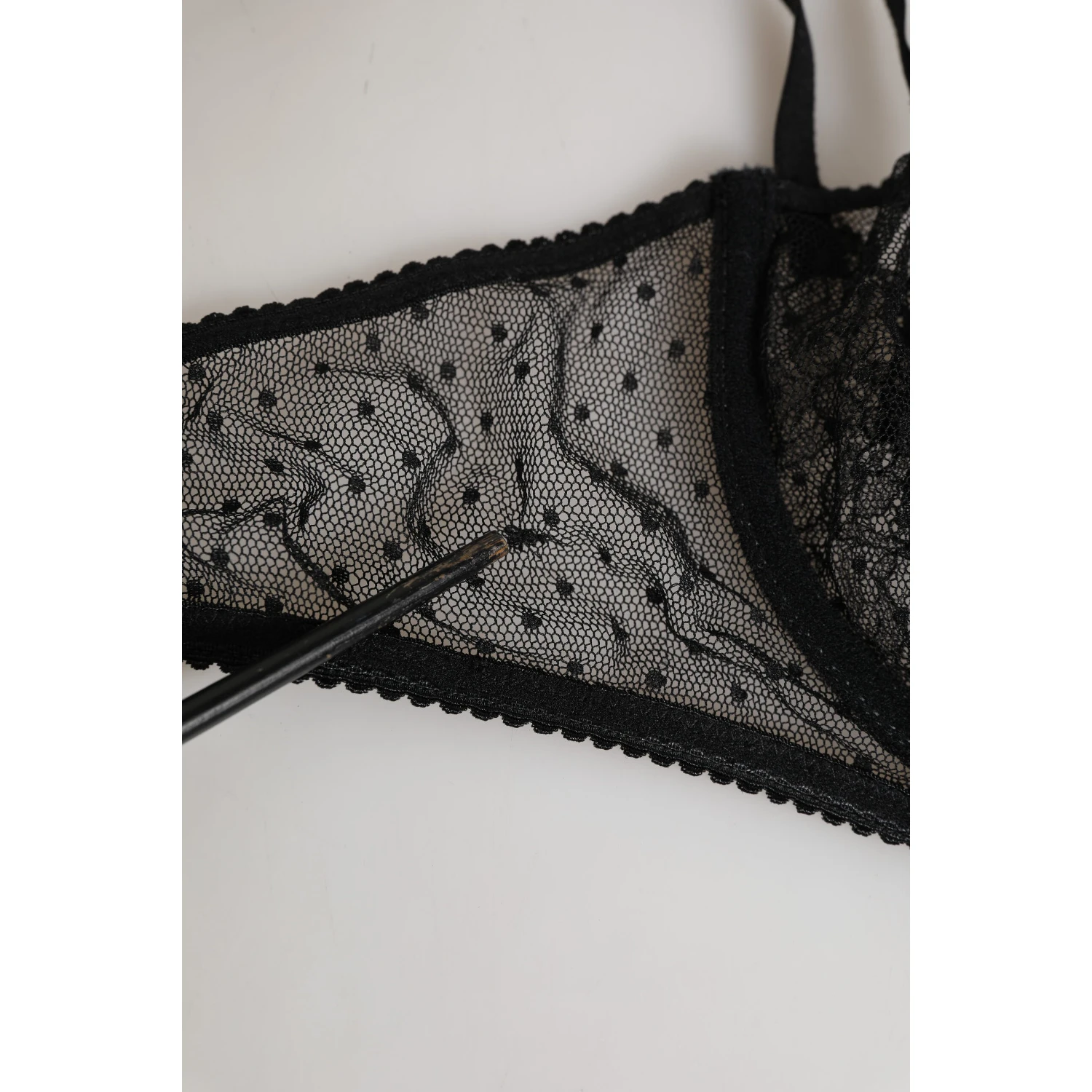 Black Floral Underwired Balconette Bra Underwear