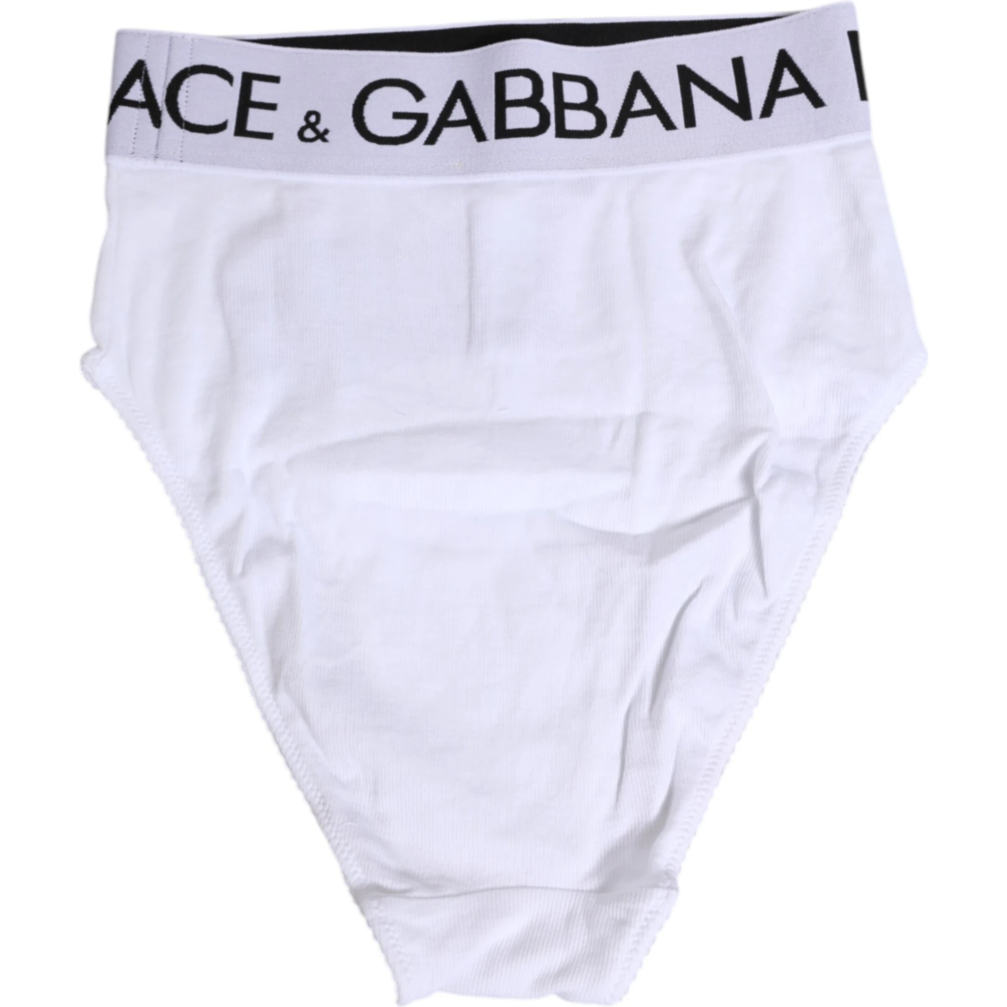 White Cotton Stretch High Waist Panty Underwear