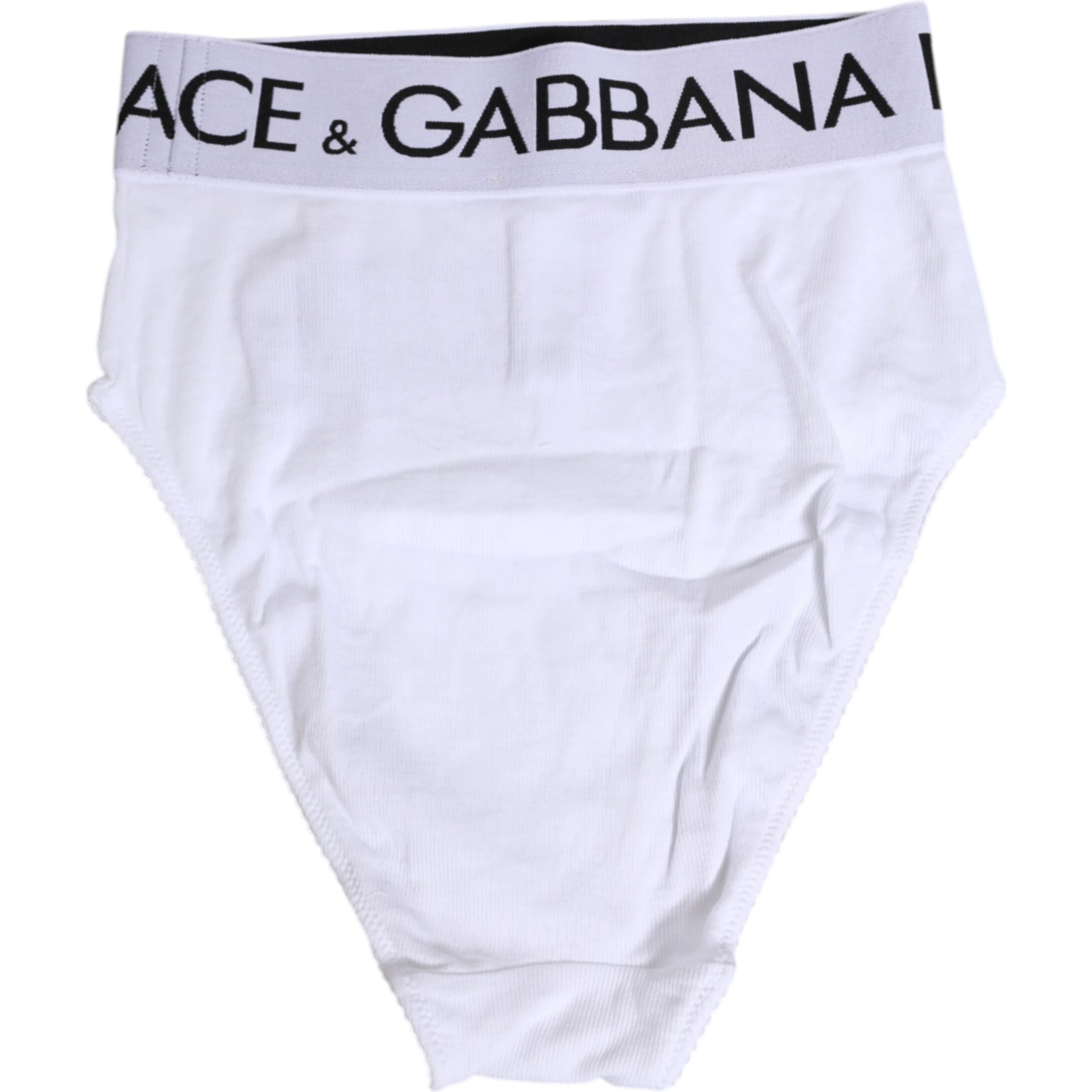 White Cotton Stretch High Waist Panty Underwear