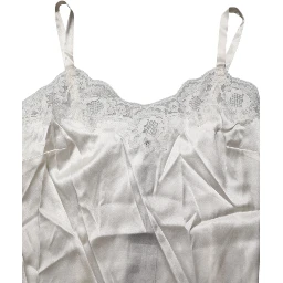 Off White Floral Lace Tank Lingerie Top Underwear