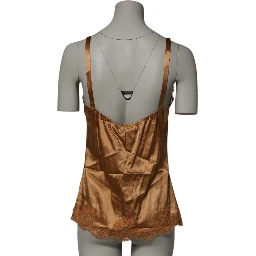 Brown Floral Lace Tank Lingerie Sleepwear Underwear