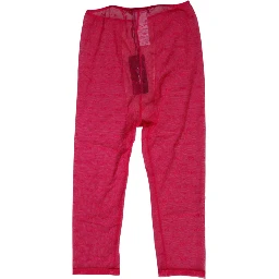 Fuchsia Logo Lace Tight Midi Trousers Underwear